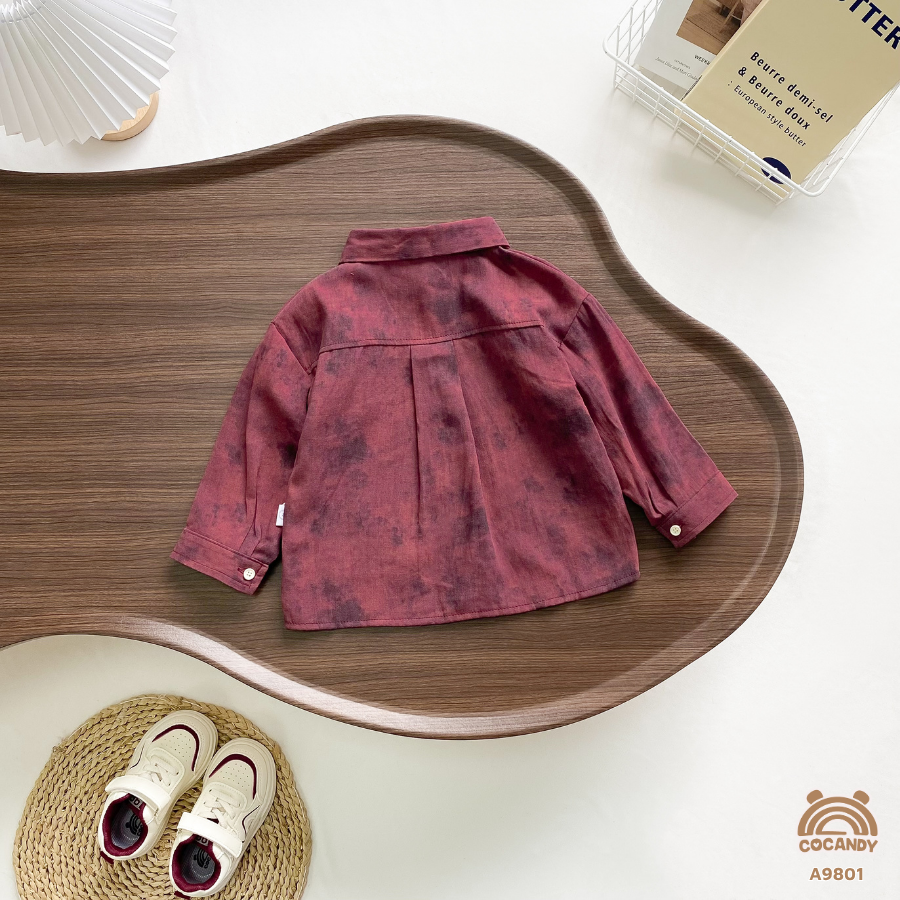 Áo dài ĐỎ LOANG  sơ mi_thumbnail_6