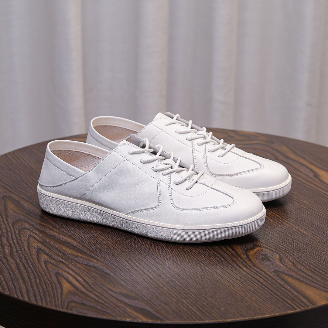 Giày thể thao nam da bò thật – Mềm mại, retro, dây buộc đa năng_thumbnail_3