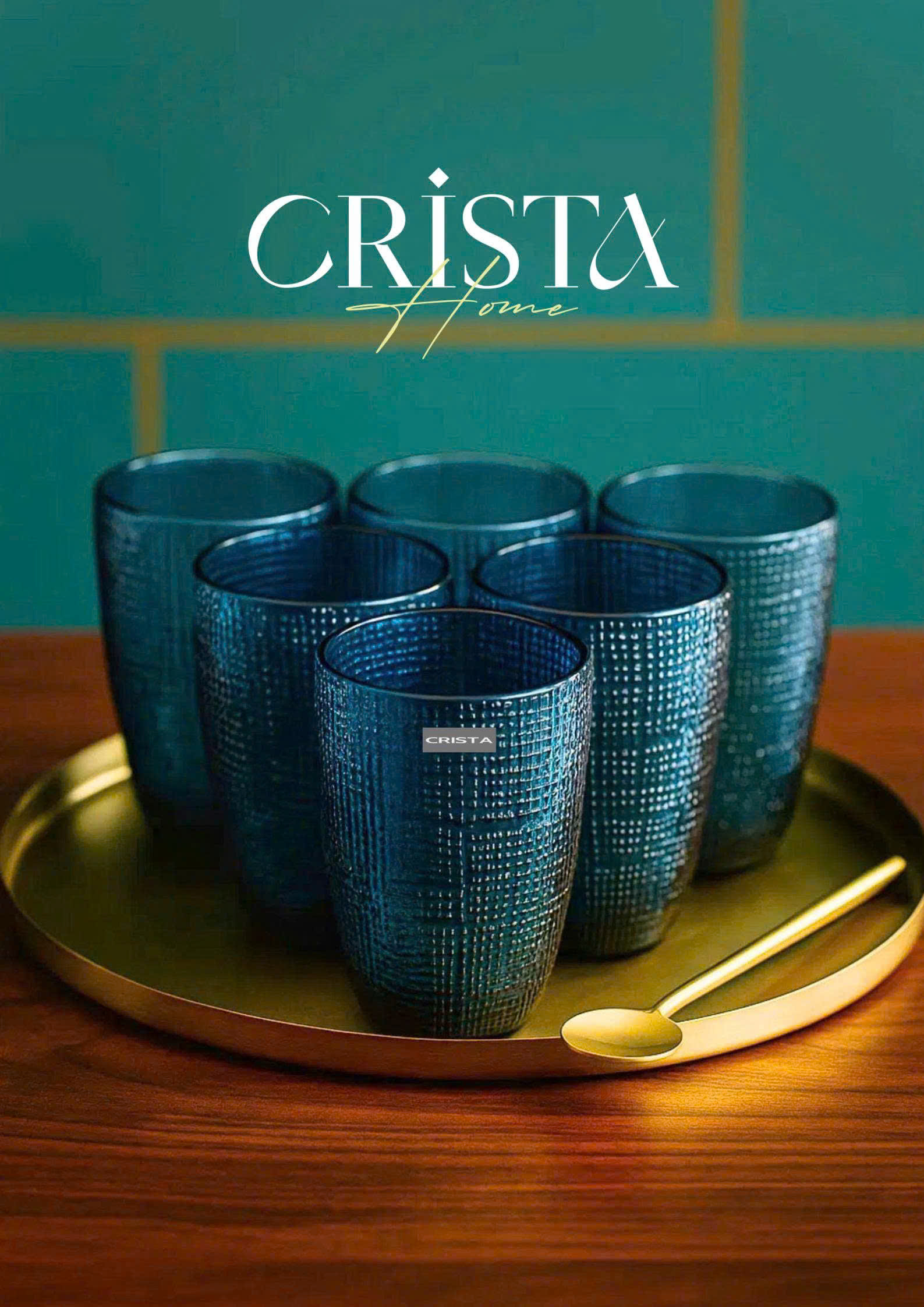 1 chiếc cốc 420ml vân lưới Crista home_thumbnail_7