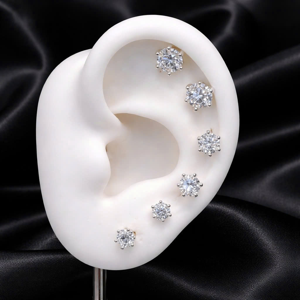 Khuyên tai bạc xi bạch kim kim cương 4mm_thumbnail_1