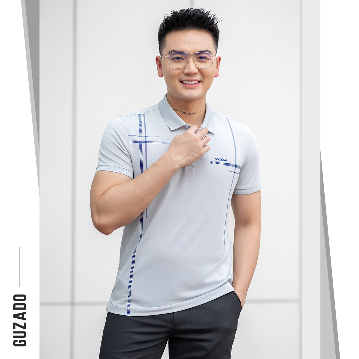 Áo Polo Nam GUZADO Sọc Thể Thao Nam Tính Sang Trọng GPS209_thumbnail_12