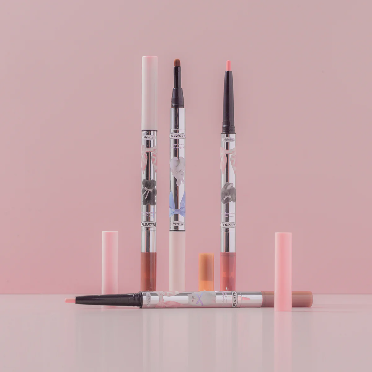 [FLORTTE] Bút kẻ bọng mắt 2 đầu Flortte Peng Peng Princess