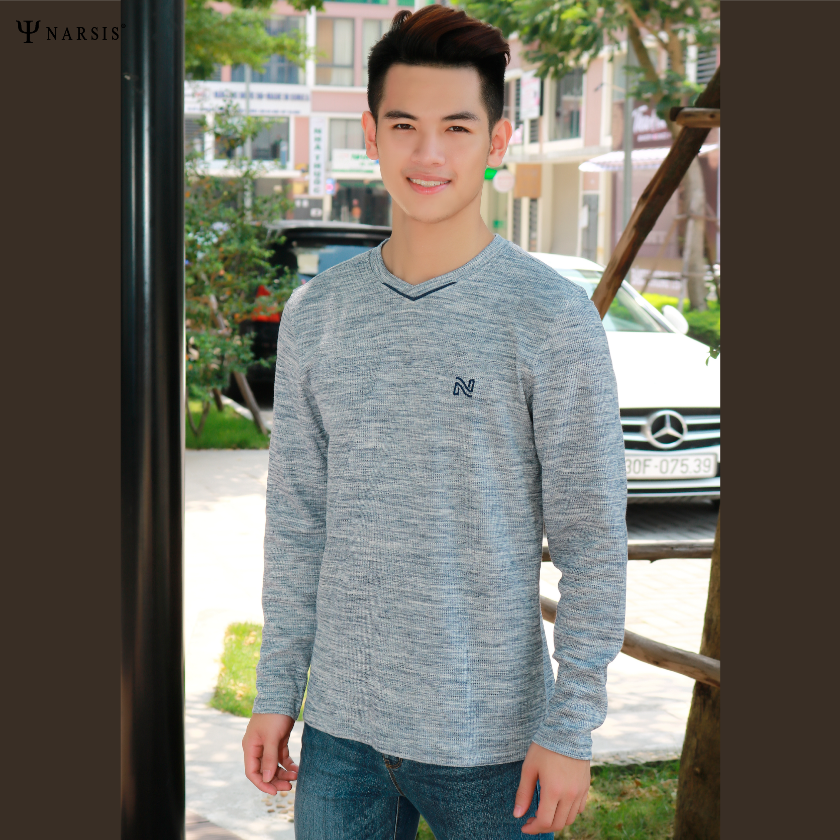 ÁO THU ĐÔNG NAM D7091 D7091 NARSIS CHẤT LIỆU THOÁNG MÁT, DỄ CHỊU, THOẢI MÁI CẢ NGÀY, DỄ VẬN ĐỘNG