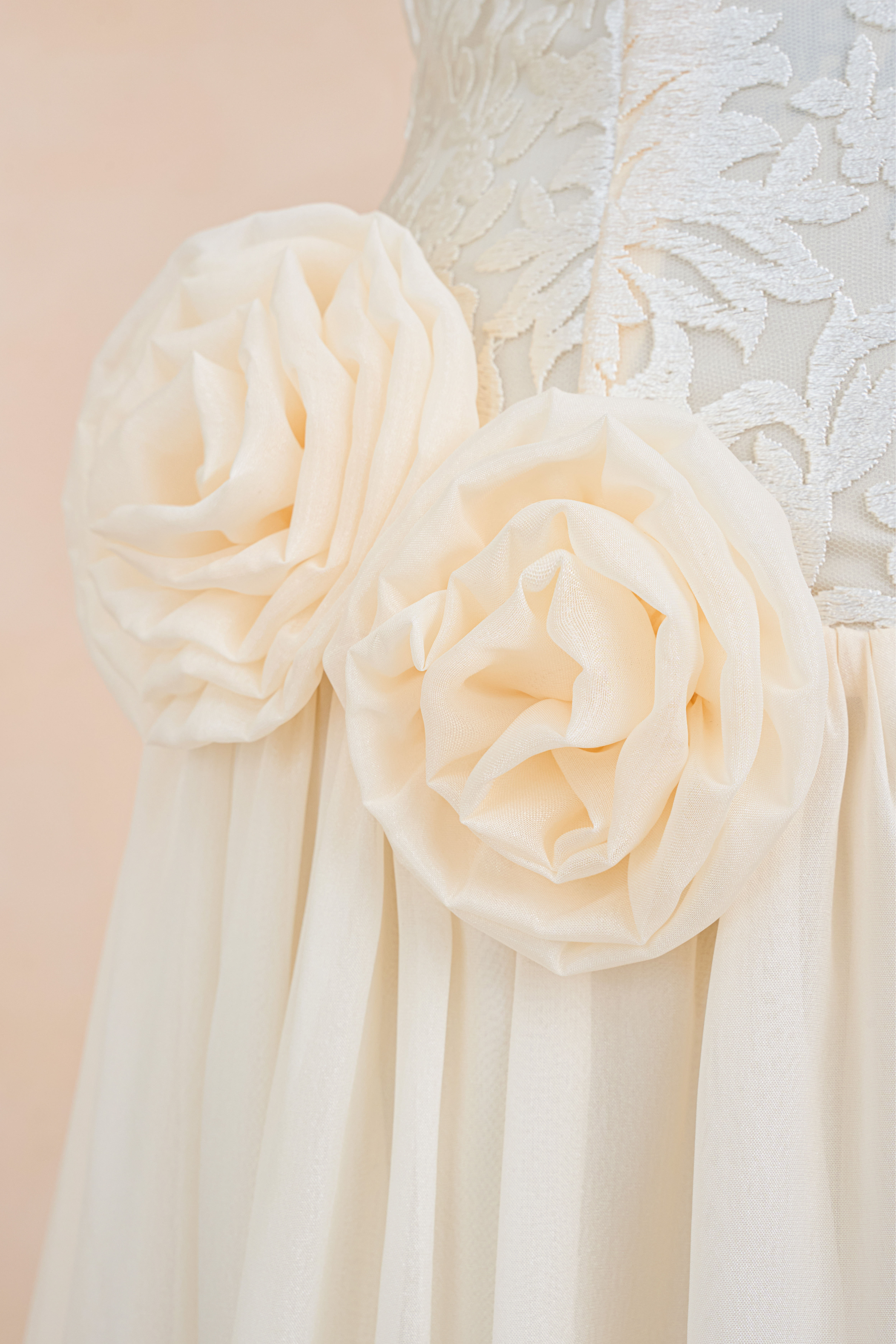 Đầm Ren Xoè Phối Tơ Hoa Eo_thumbnail_2