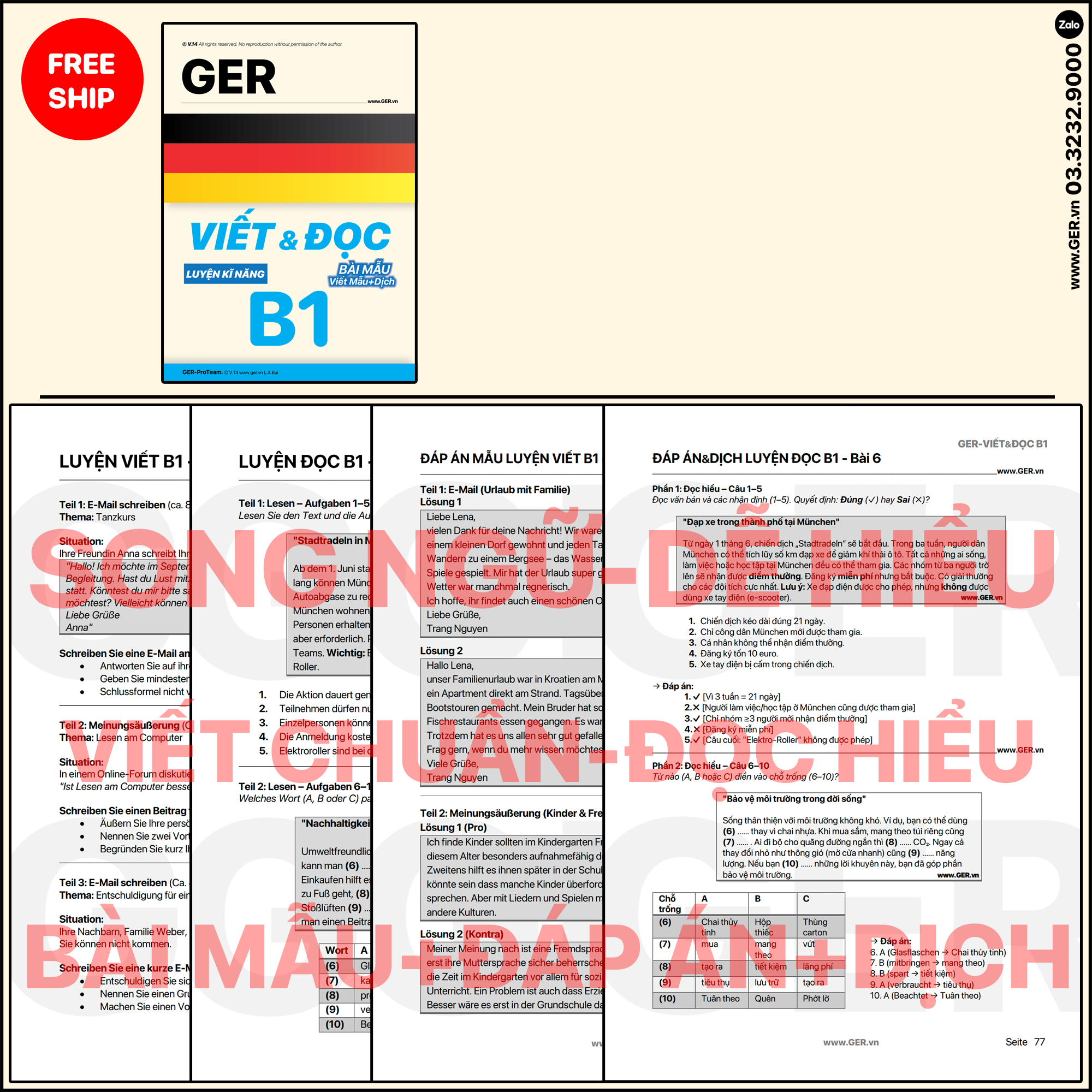 Viết&Đọc Tiếng Đức B1