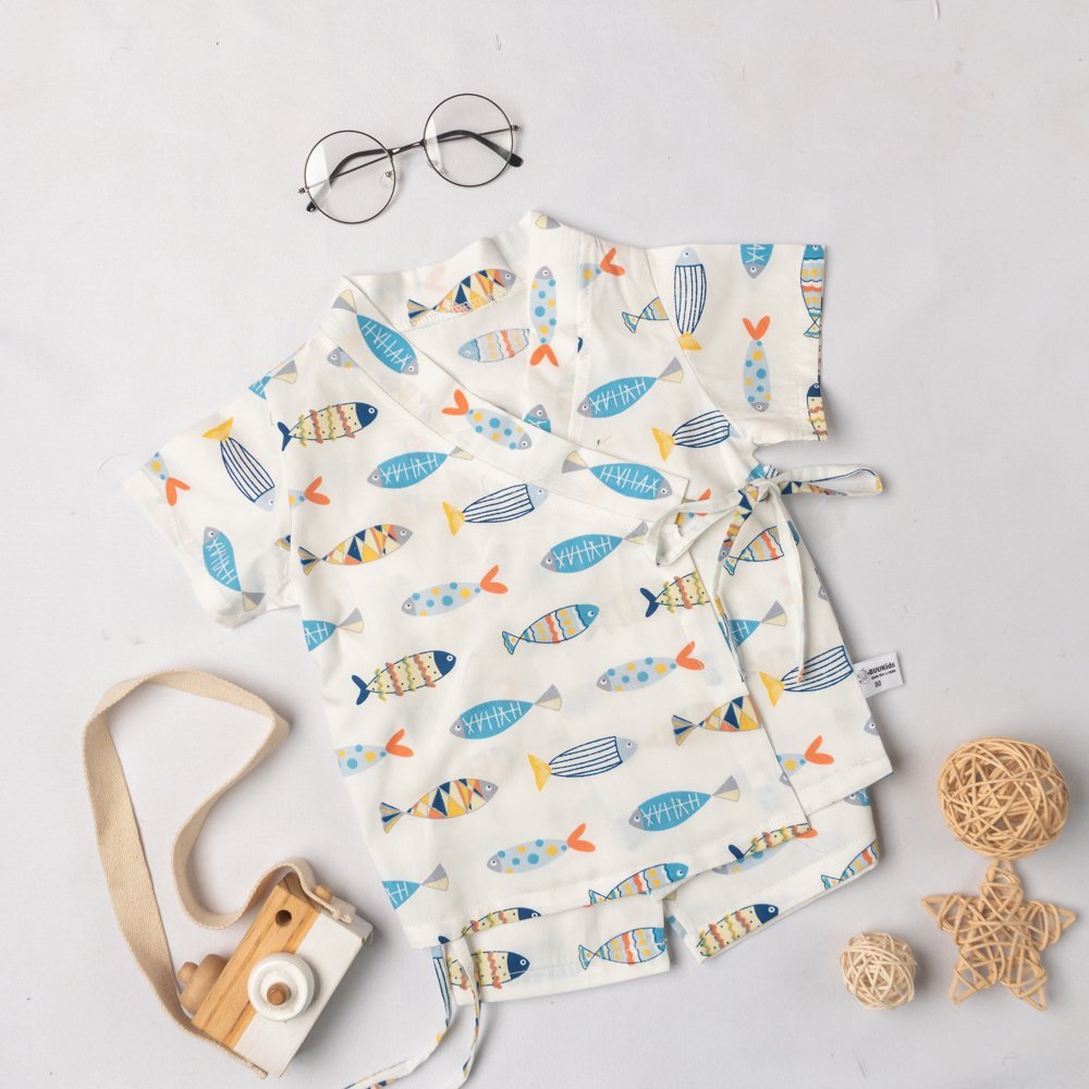 Bộ đồ yukata cộc tay hình con vật dễ thương  BR21001_thumbnail_10