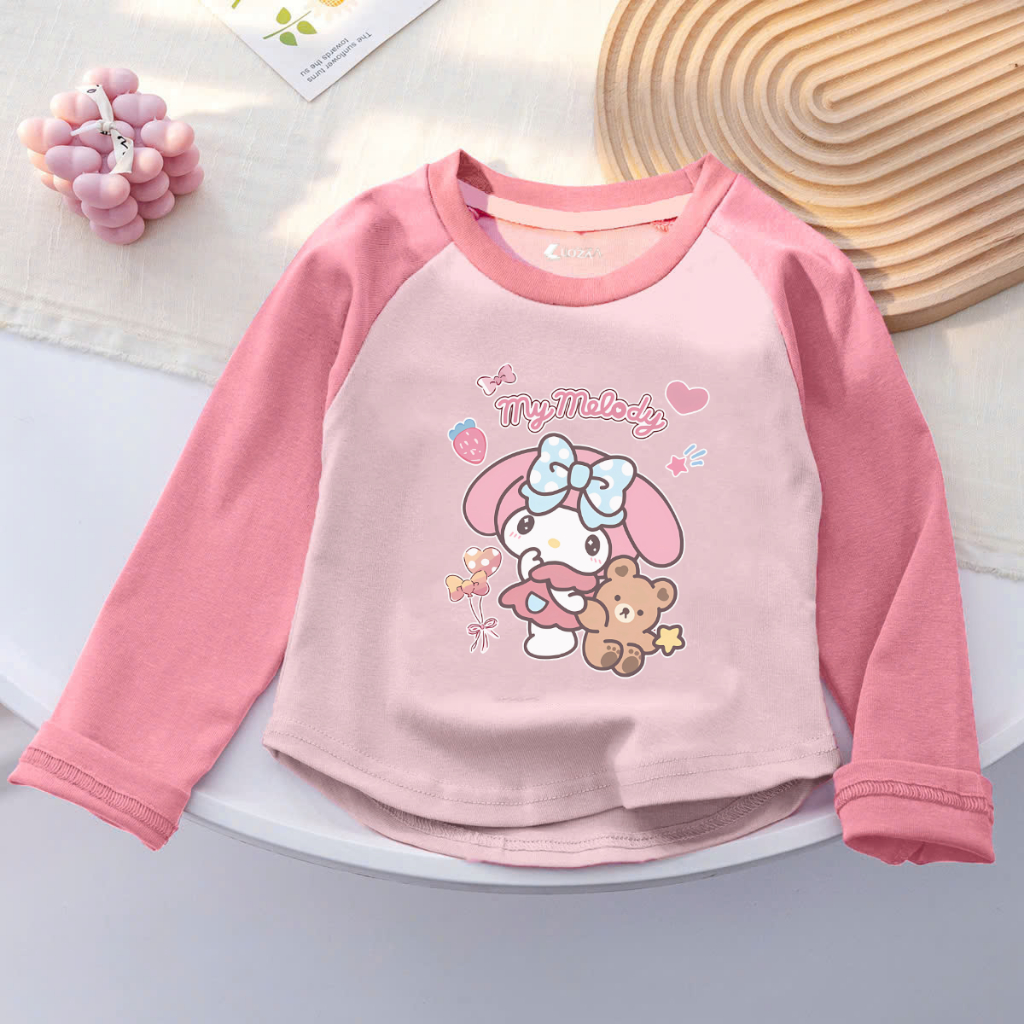 Áo thu đông cho bé gái chất borip co giãn 4 chiều - Áo dài tay bé gái hình dễ thương - Loza Kids AD001_thumbnail_4