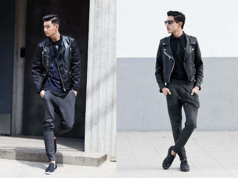 Áo khoác nam + quần jogger