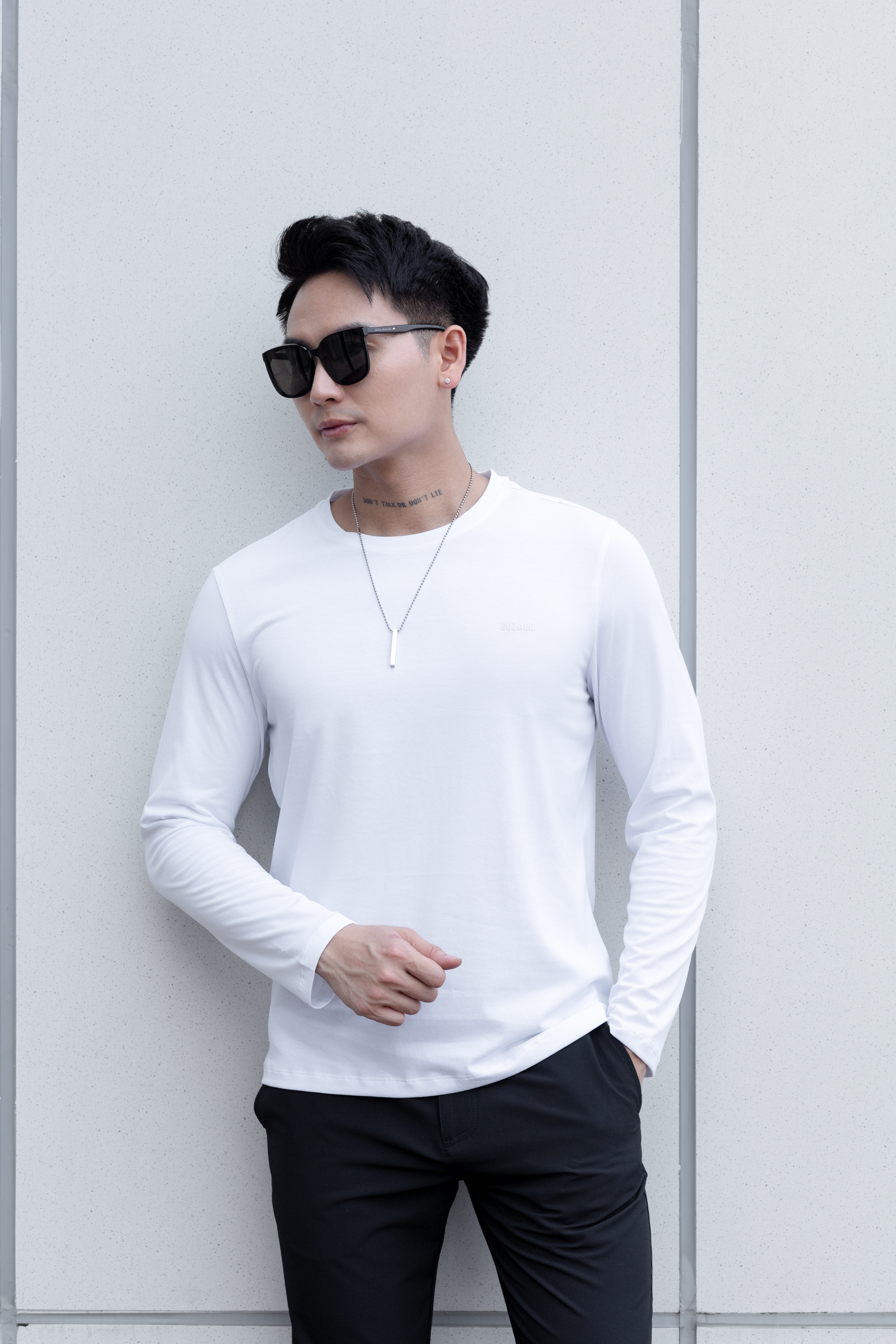 Áo Dài Tay GUZADO Cotton CVC GDT03_thumbnail_8