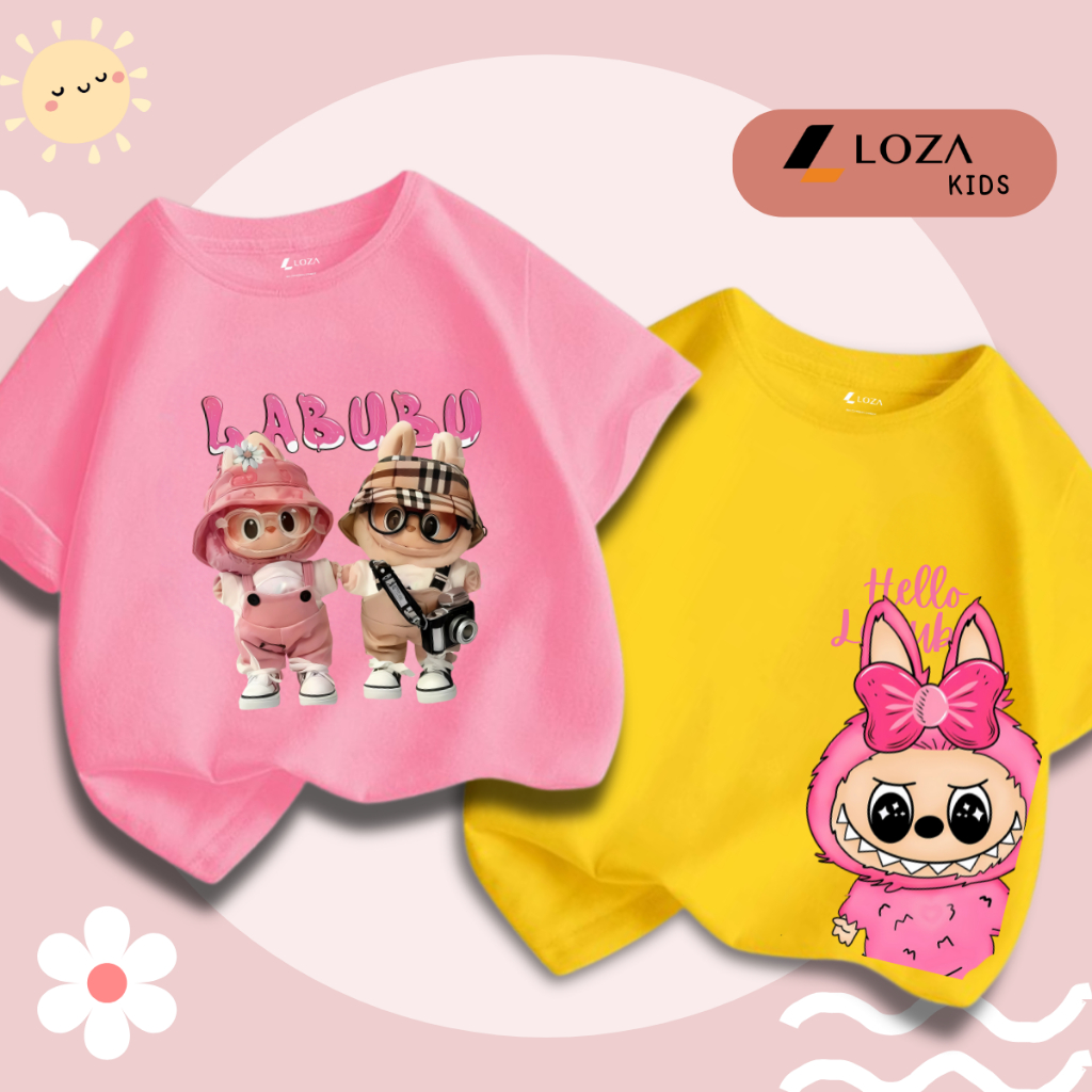 Áo thun bé gái in hình Labubu - Mã CA004_thumbnail_3