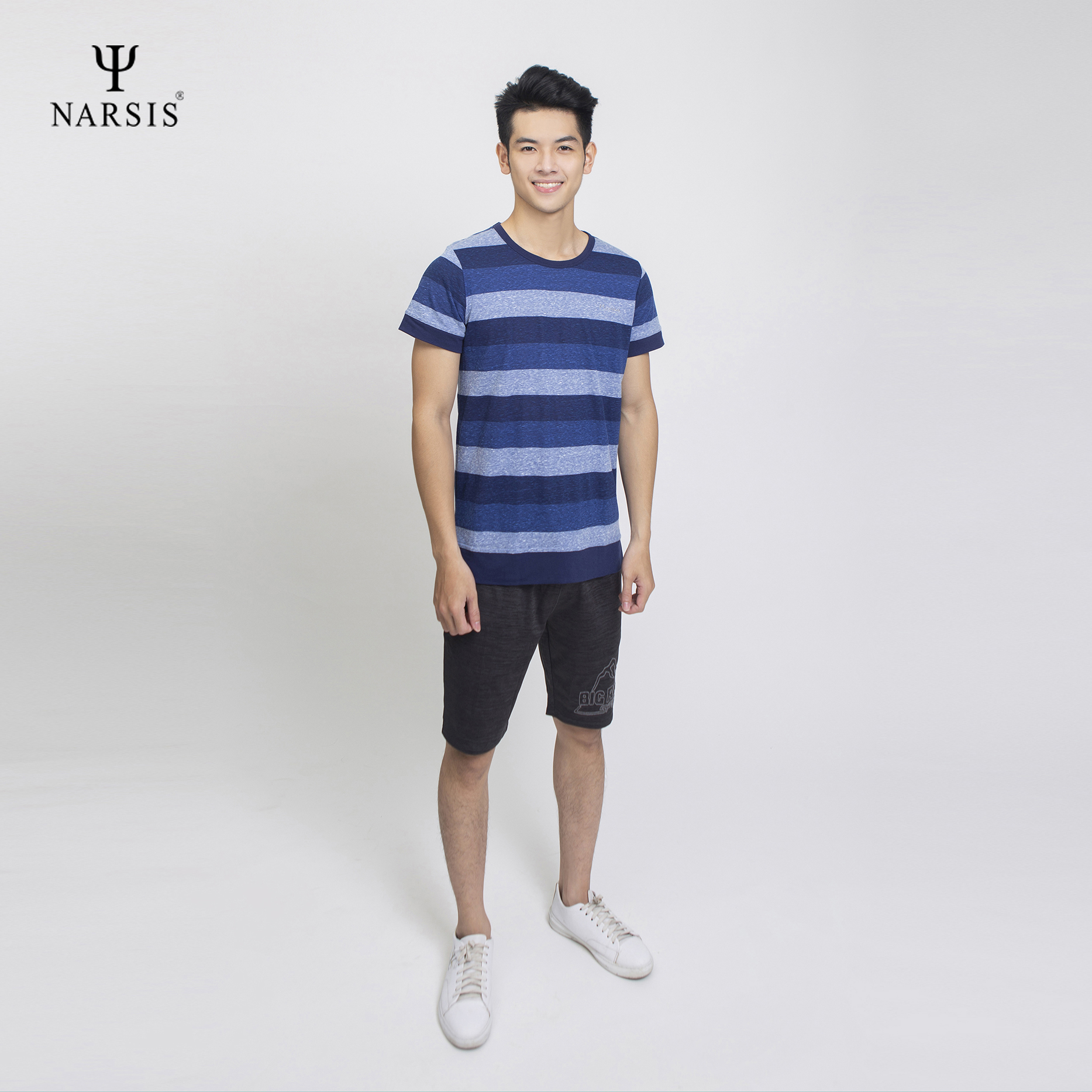 ÁO PHÔNG NAM D5018 NARSIS CHẤT LIỆU THOÁNG MÁT, DỄ CHỊU, THOẢI MÁI CẢ NGÀY, DỄ VẬN ĐỘNG_thumbnail_2