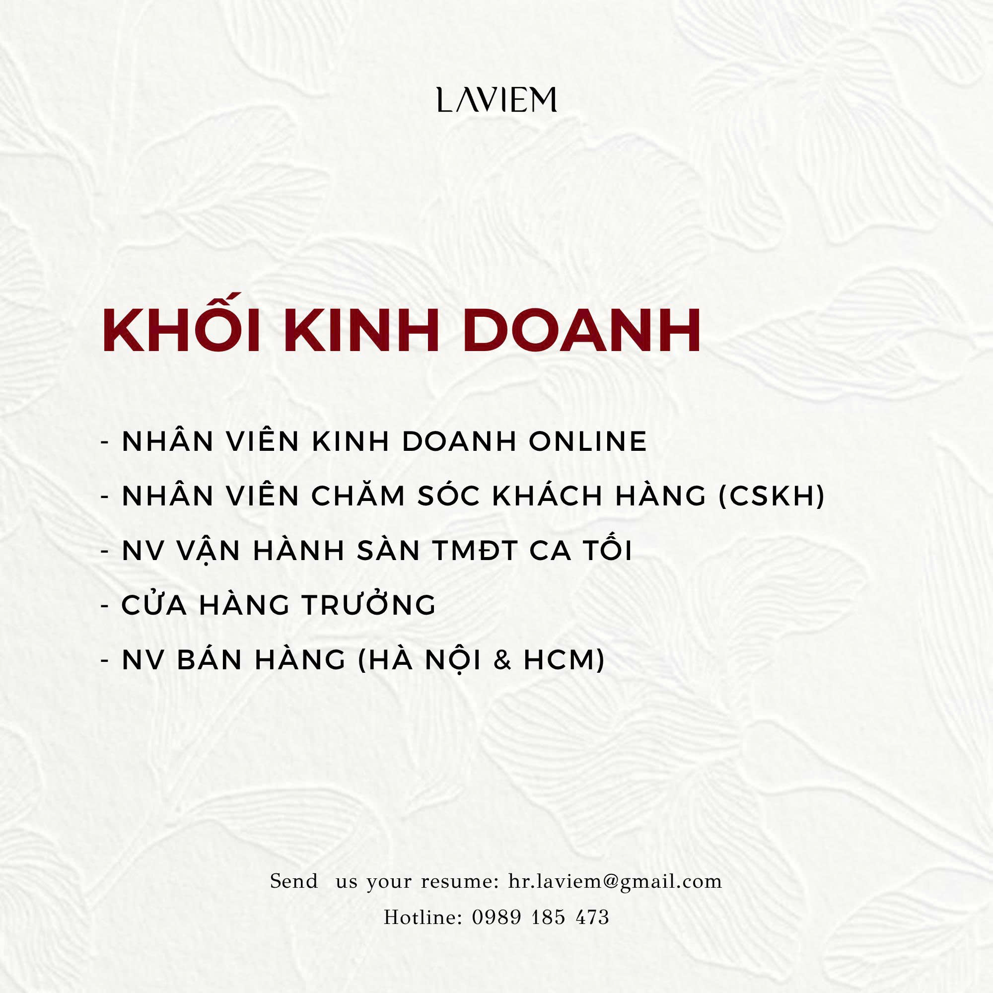 KHỐI KINH DOANH