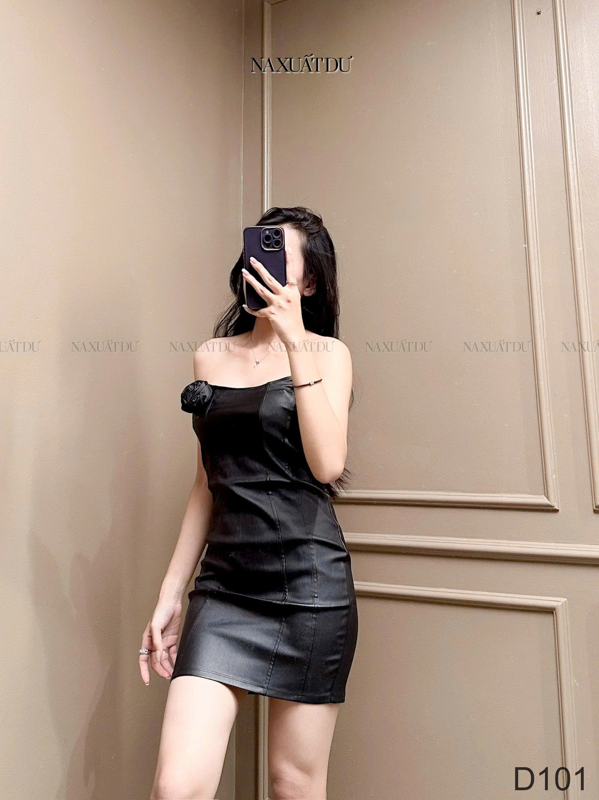 Đầm da cúp ngực - D101_thumbnail_9