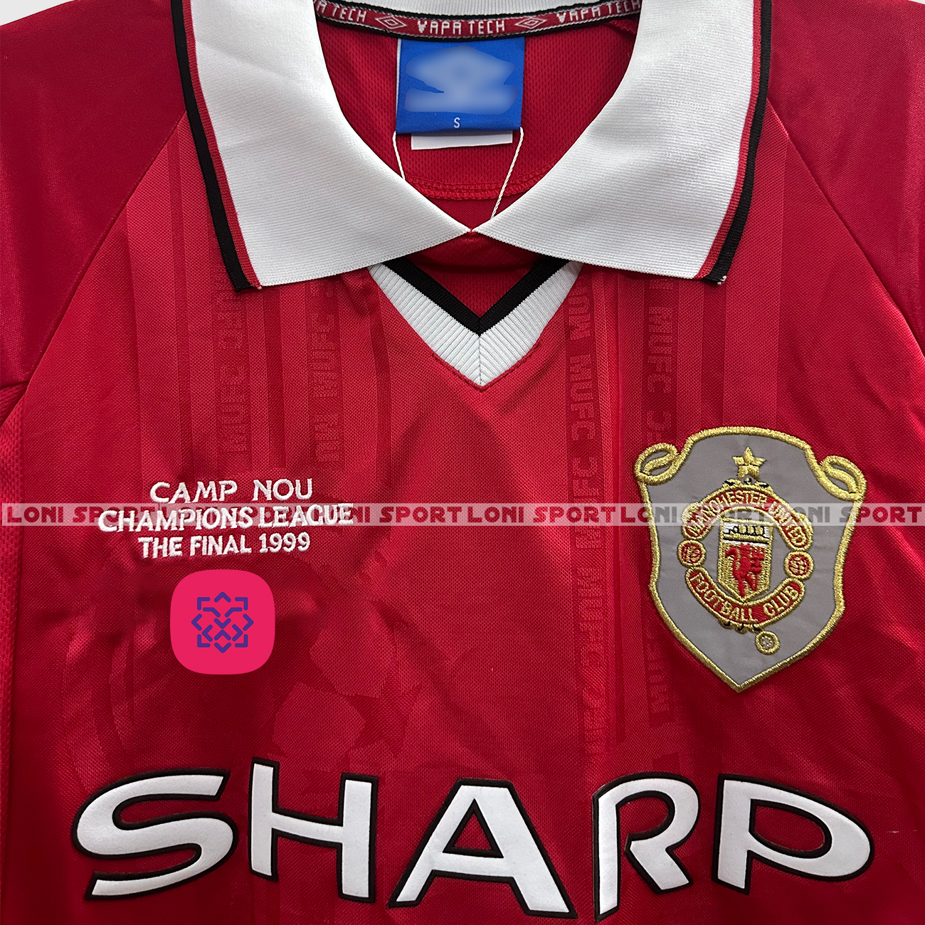 Áo Retro MU sân nhà đỏ 1999/2000_thumbnail_4