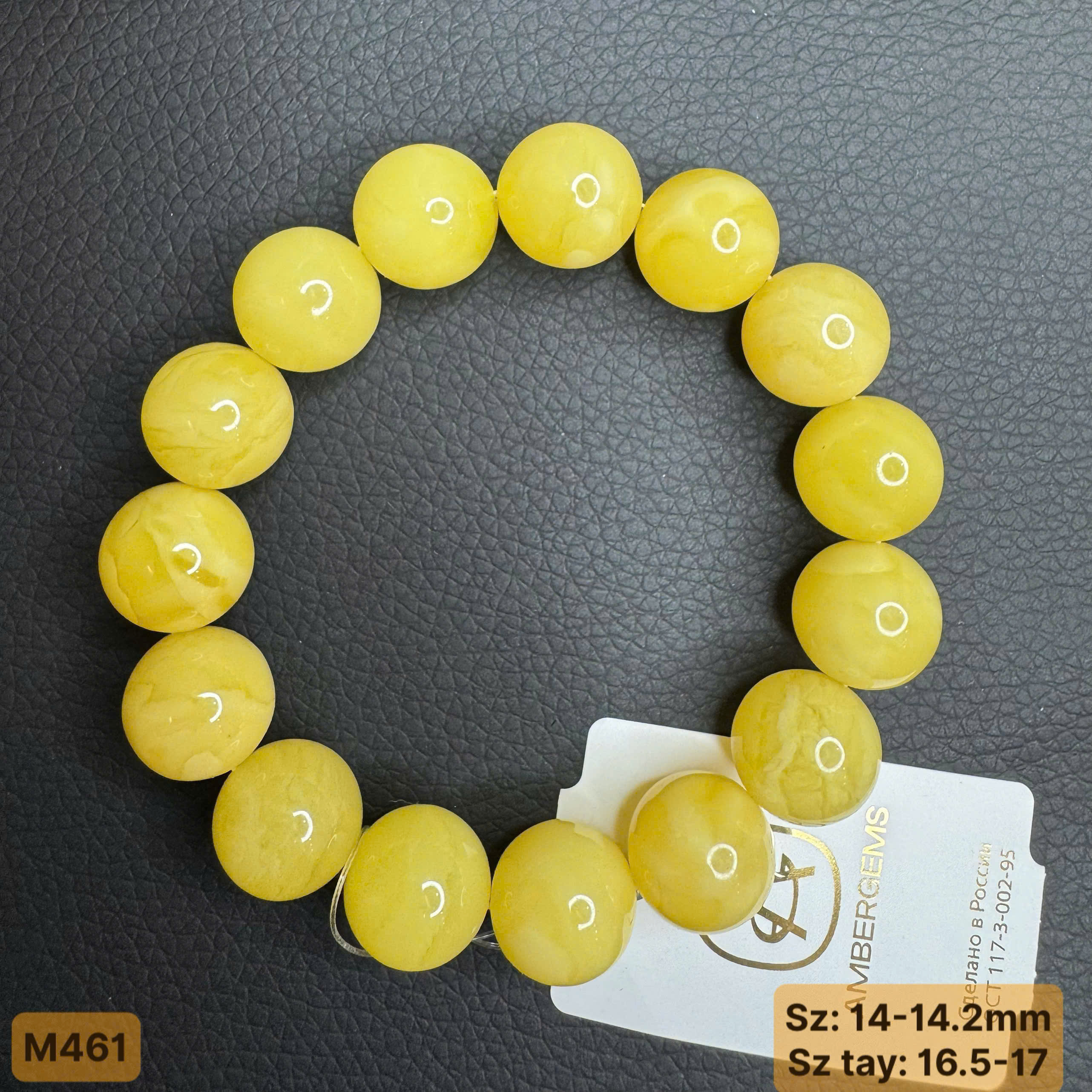 Lắc Tay Gam Vàng Bơ  - M461