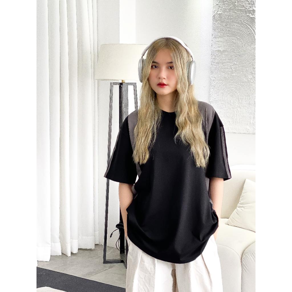 Áo thun nữ form rộng ATPV01 Miucho cotton cổ tròn in basic_thumbnail_4