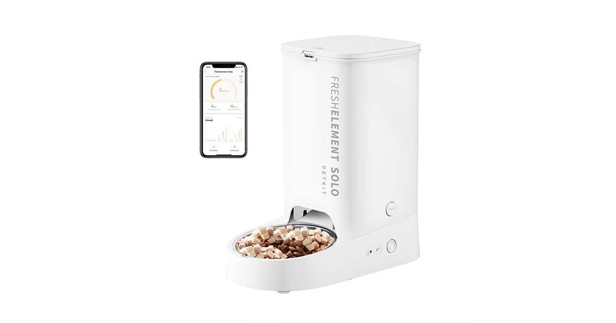 PETKIT Fresh Element Solo Automatic Pet Feeder - White