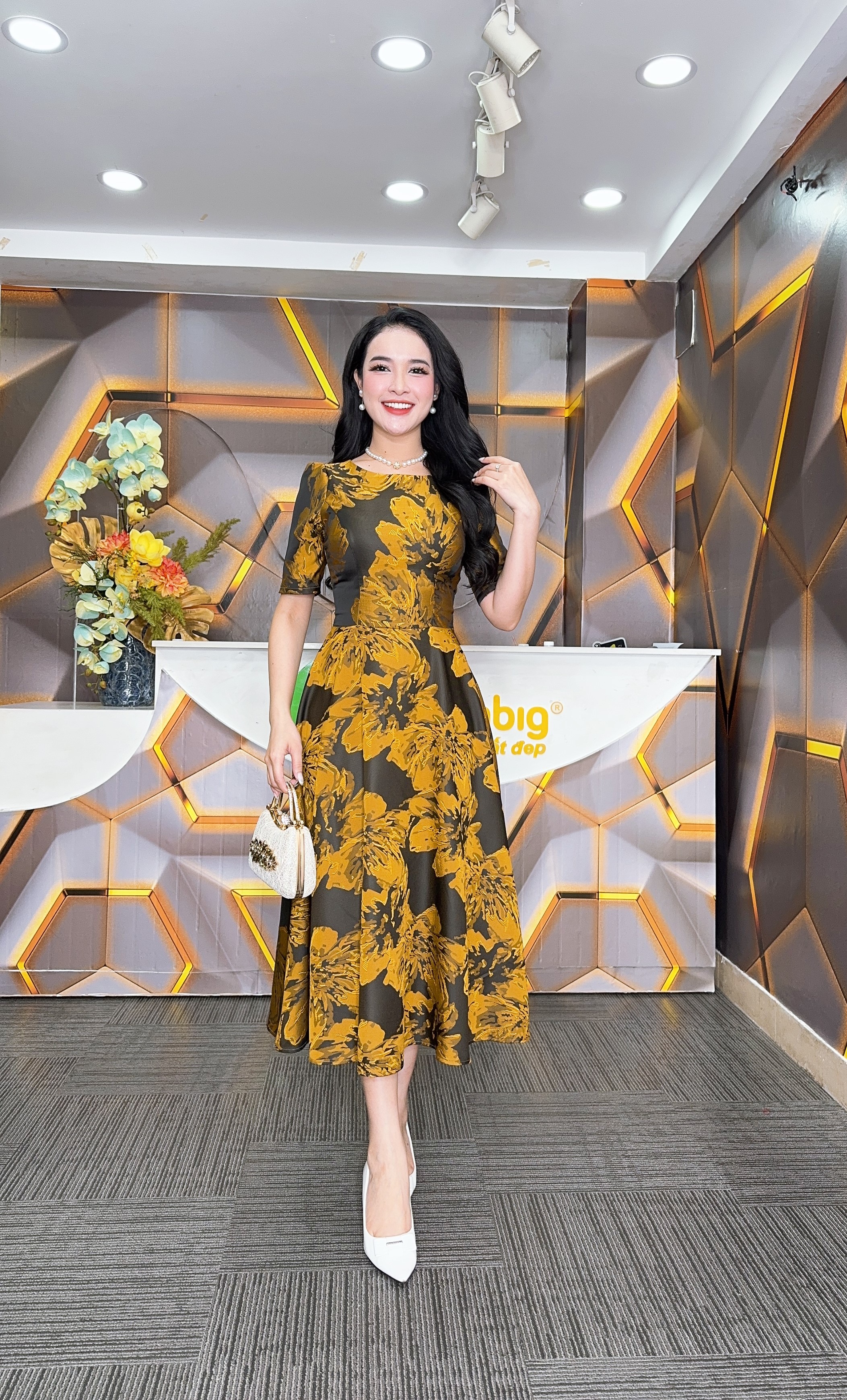 Đầm xòe - Y1821 - Thương hiệu Zonbig_thumbnail_5