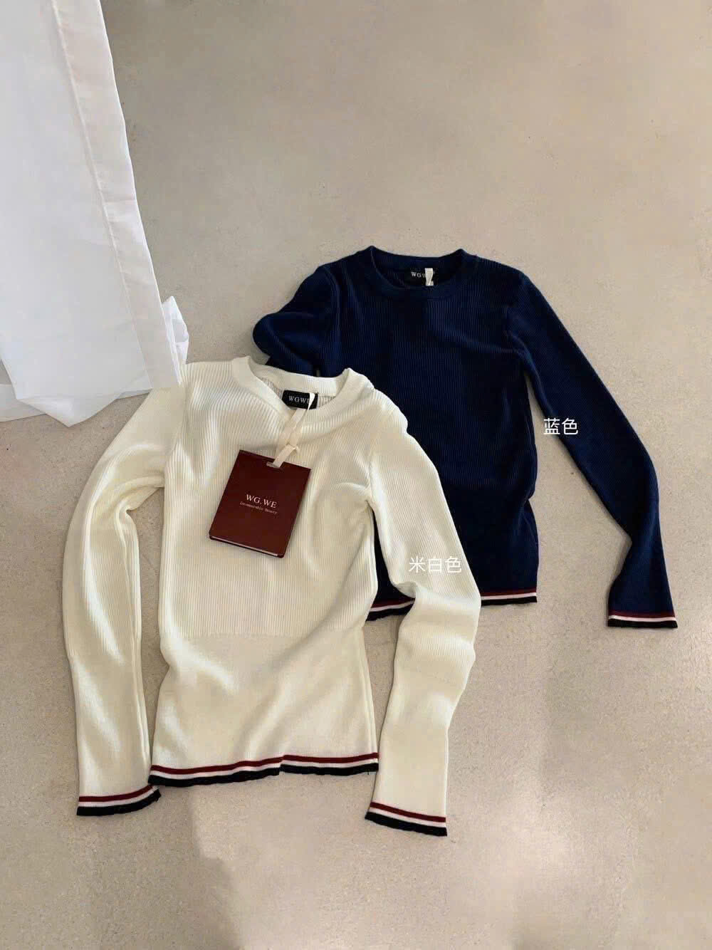 Áo len gân tay dài ( XANH ĐEN )_thumbnail_4