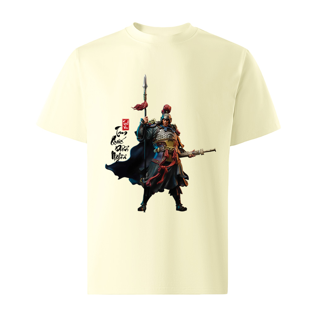 Áo phông nam tam quốc diễn nghĩa nhiều màu nhiều màu ATD1484 Miucho Iconic vải cotton in artwork_thumbnail_18