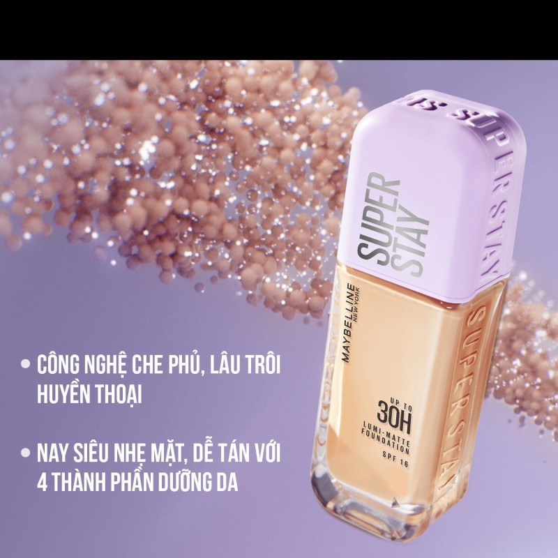 [MAYBELLINE] Kem nền Maybelline SuperStay Lumi Matte 30H 35ml_thumbnail_4
