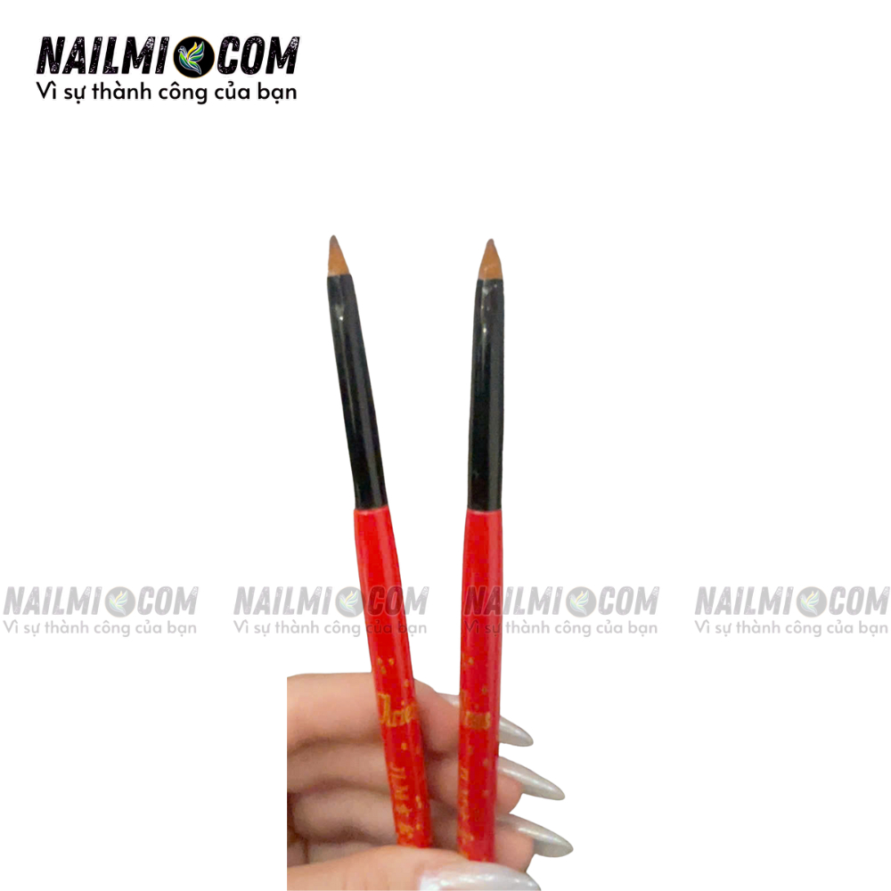 Cọ đắp hoa - cọ nặn hoa - B018-19 - Cung đình - cán gỗ