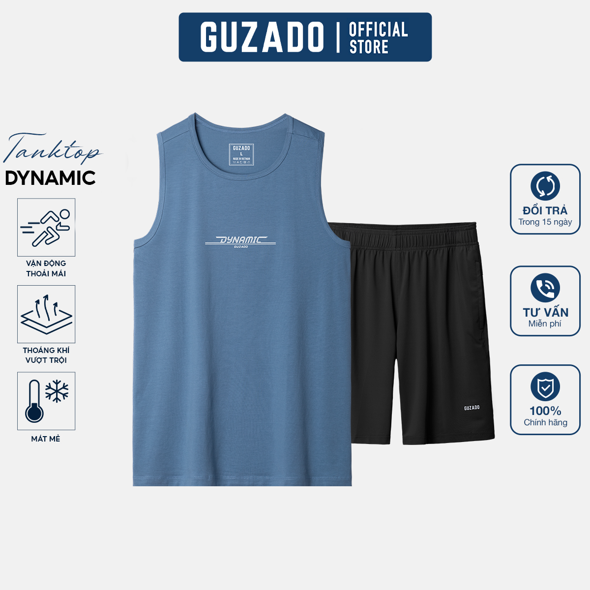 Bộ Thể Thao Ba Lỗ GUZADO Cotton Thấm Hút Mồ Hôi Tốt BTT02_thumbnail_4