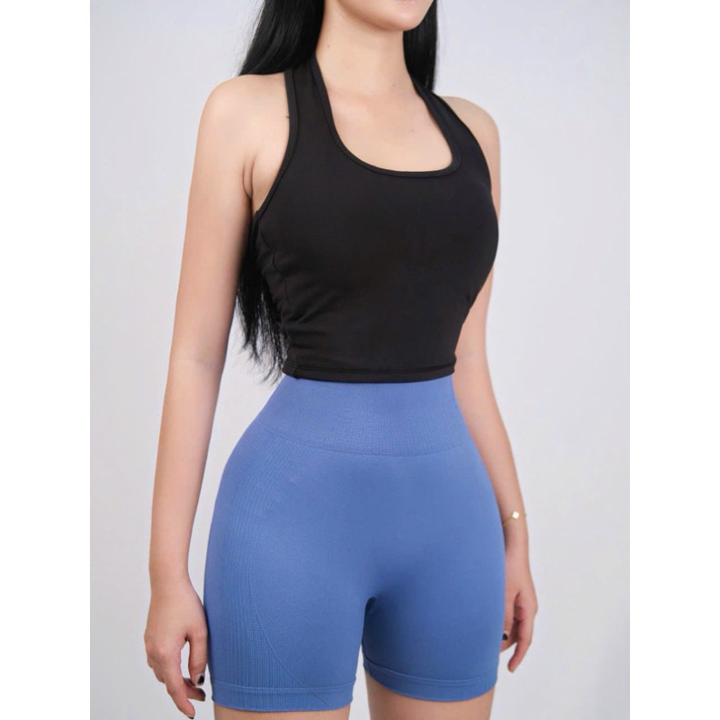 Áo Croptop Thể Thao Sát Nách Dáng Yếm