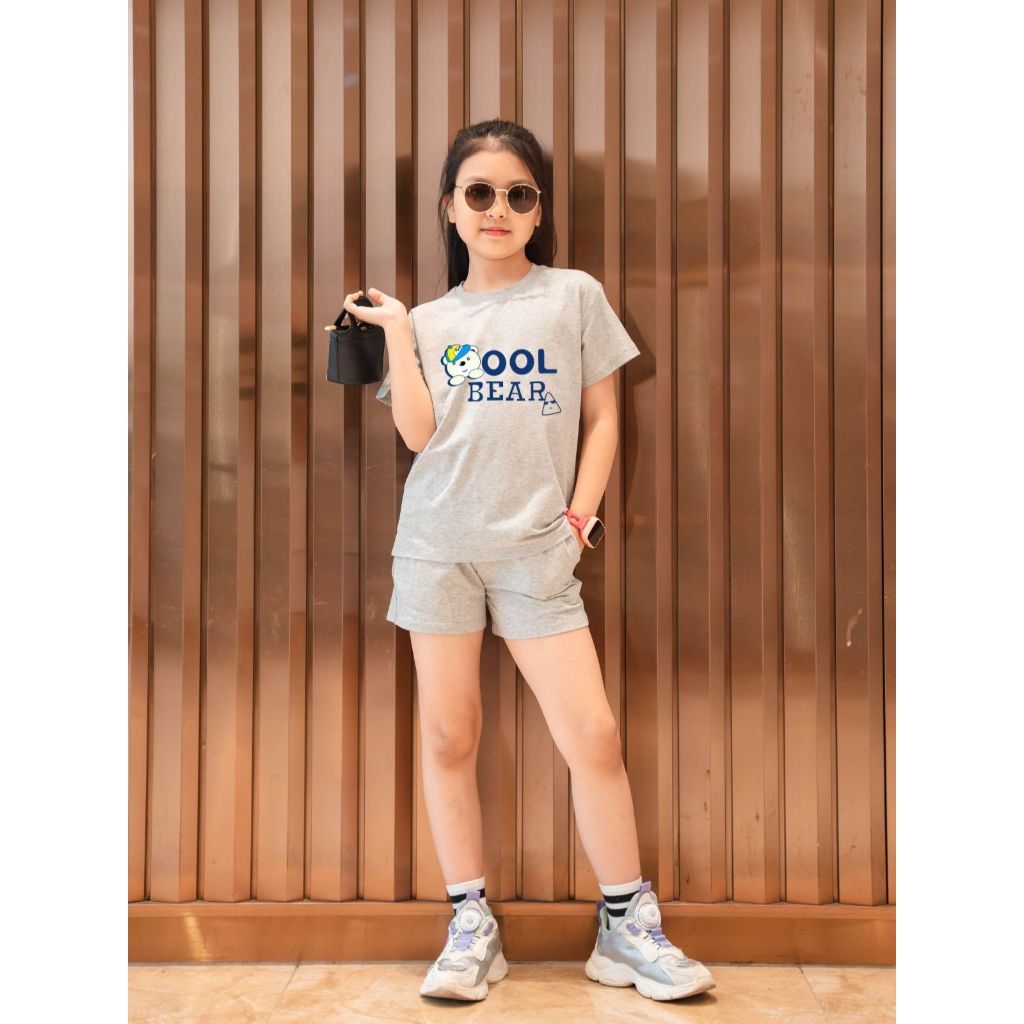 Bộ quần áo bé gái in hình 'Gấu Cool Bear'- Loza Kids SB31_thumbnail_3