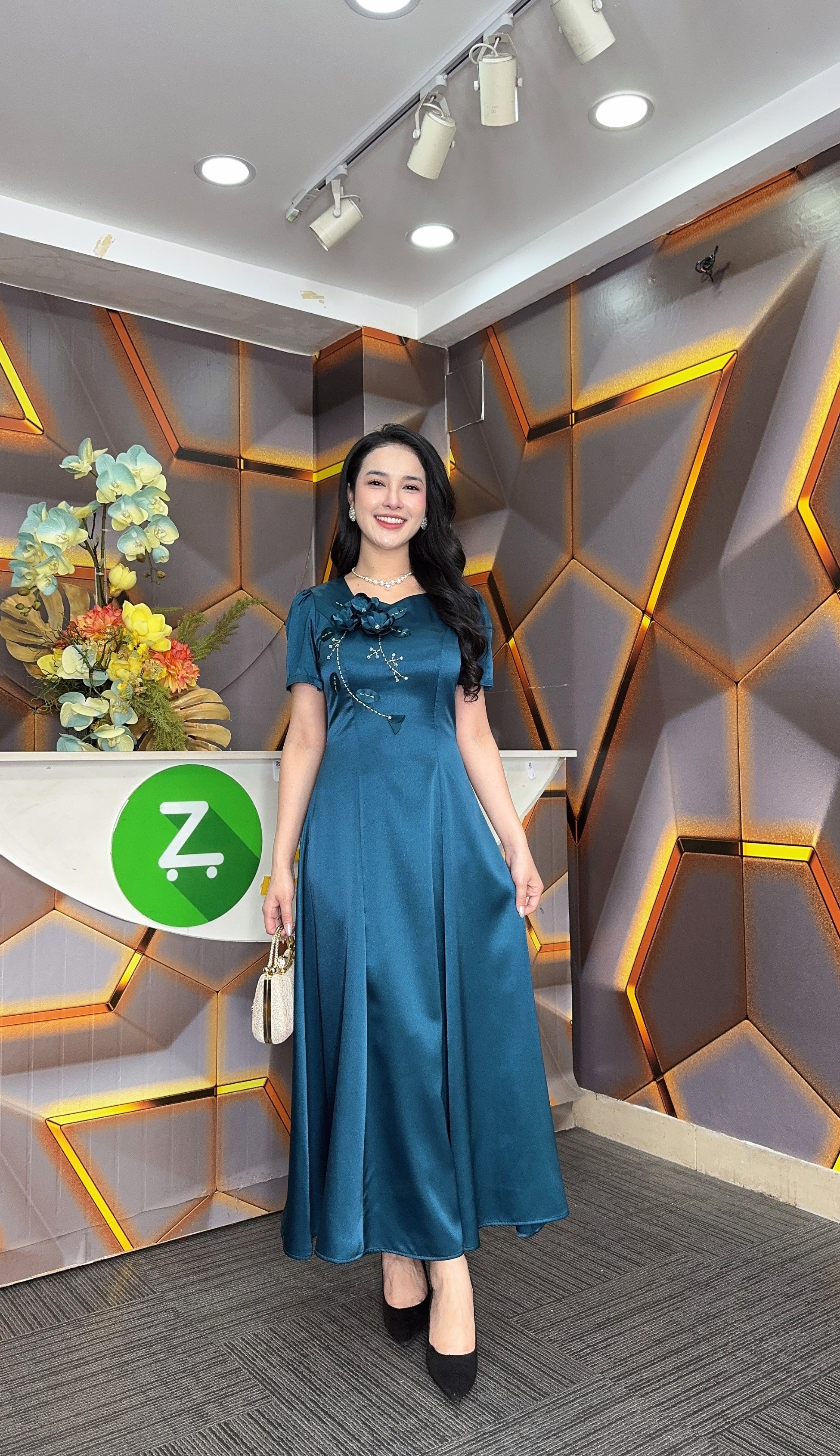 Đầm xòe - Y1912 - Thương hiệu Zonbig_thumbnail_4