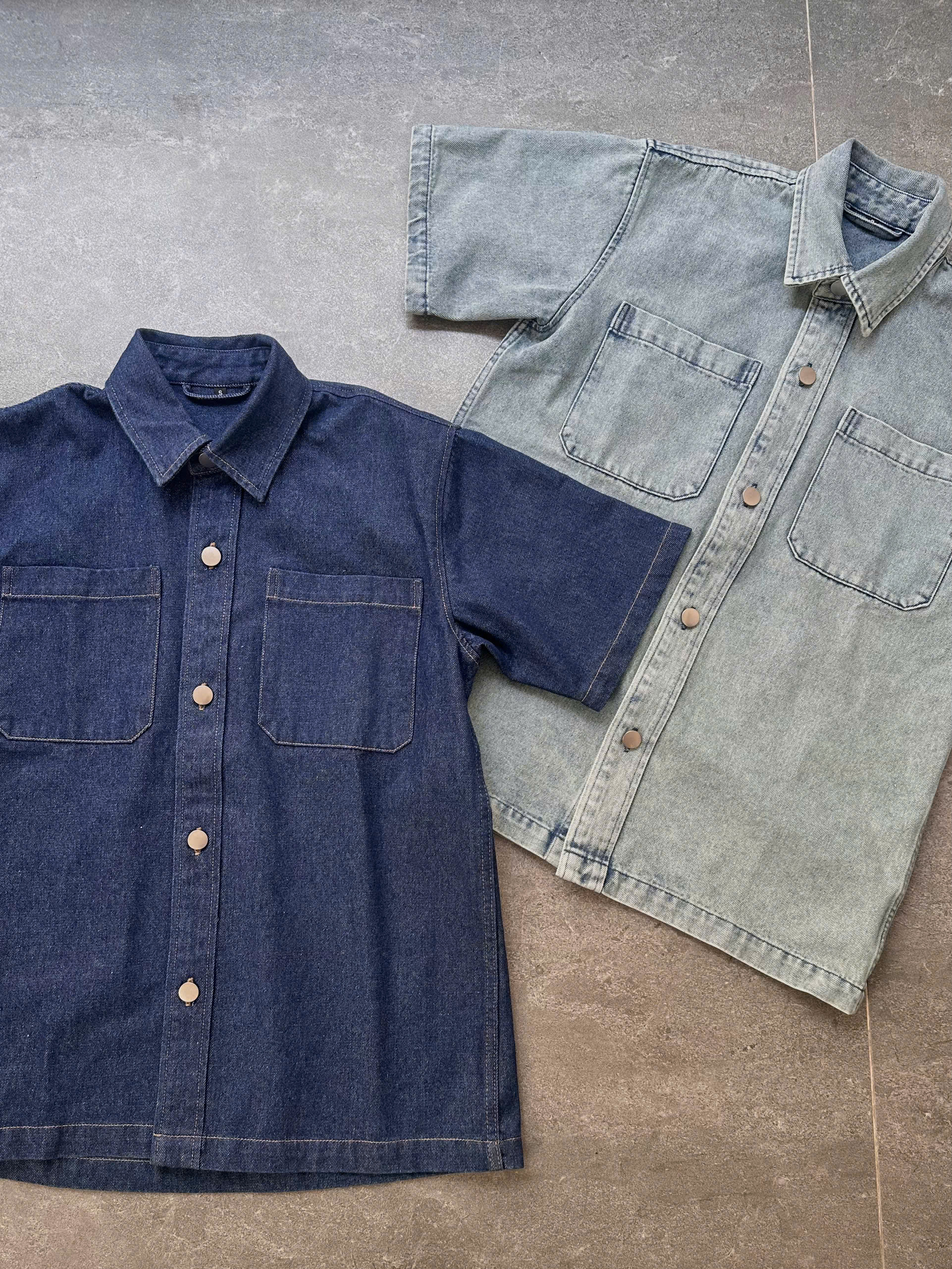 Short Sleeve Denim Shirt_thumbnail_3