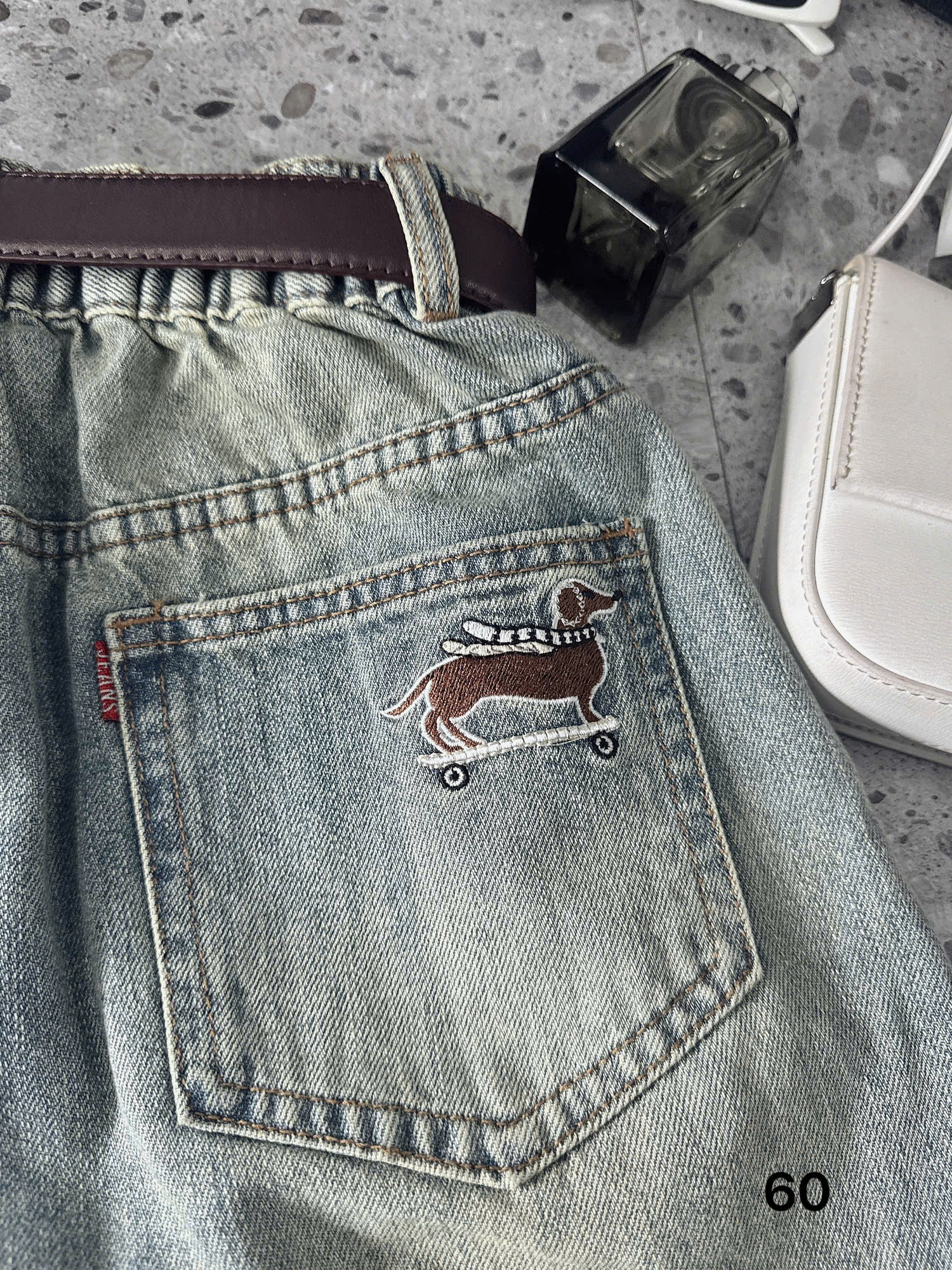 BIGSIZE NỮ- Quần short ngố lưng thun thêu cún T-QSJ60_thumbnail_5