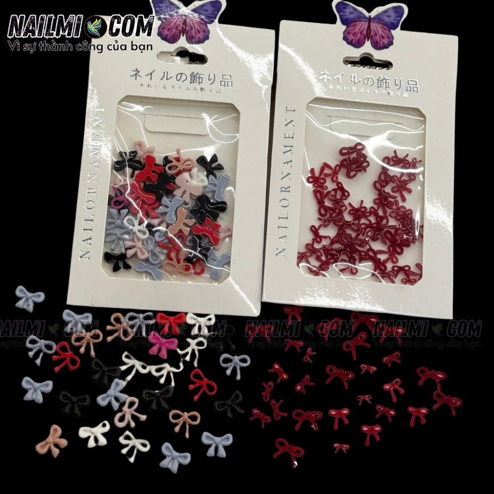 Set charm nhựa - Nơ - mix màu_thumbnail_2