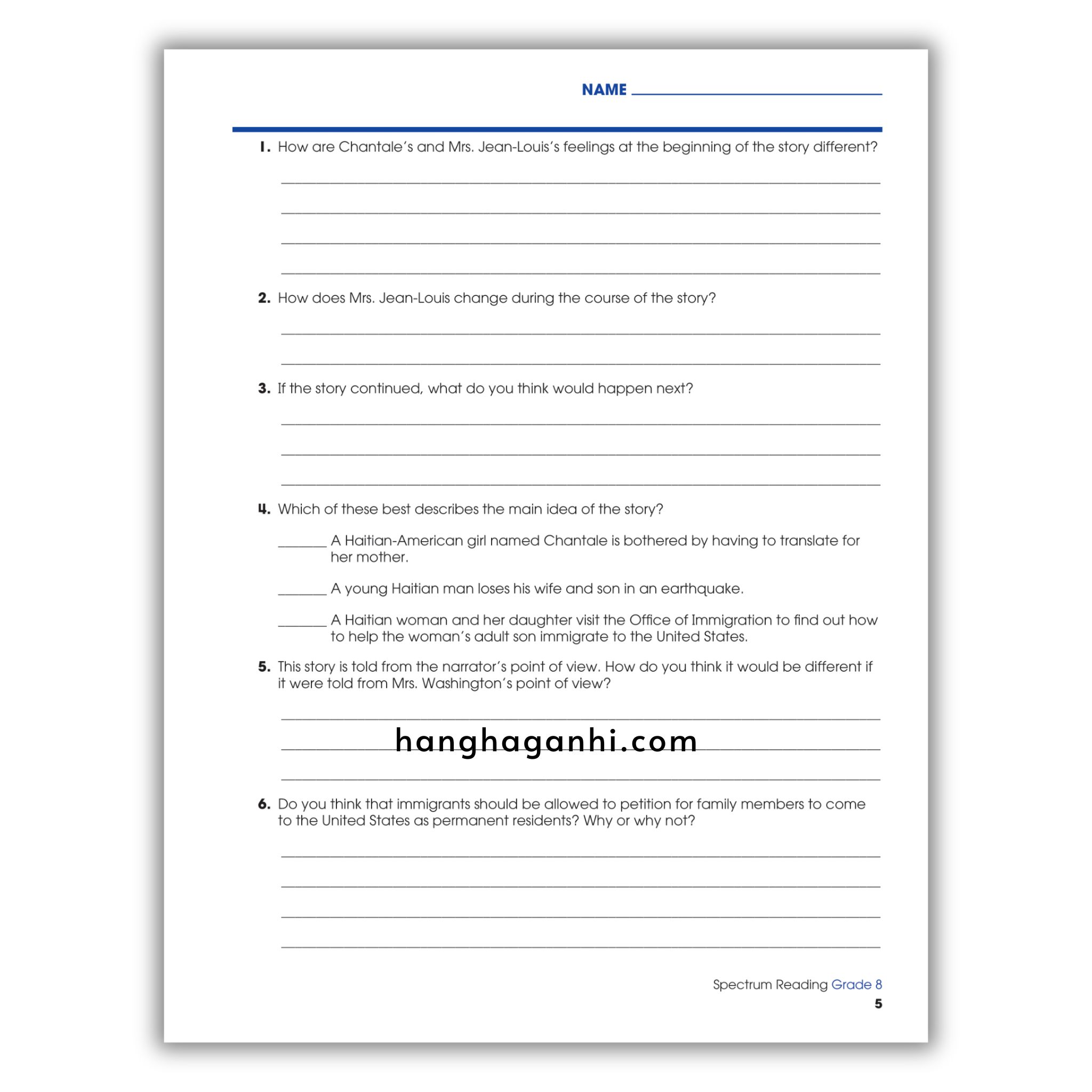 Sách Spectrum Reading Workbook Grade 8_thumbnail_15