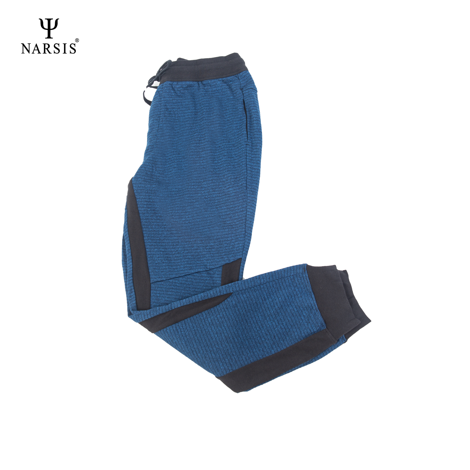 QUẦN DÀI NAM NARSIS  XANH TÍM THAN KẺ ĐEN G8006 NARSIS VẢI NỈ ẤM ÁP, MỀM MẠI, THÍCH HỢP MÙA ĐÔNG,..._thumbnail_3