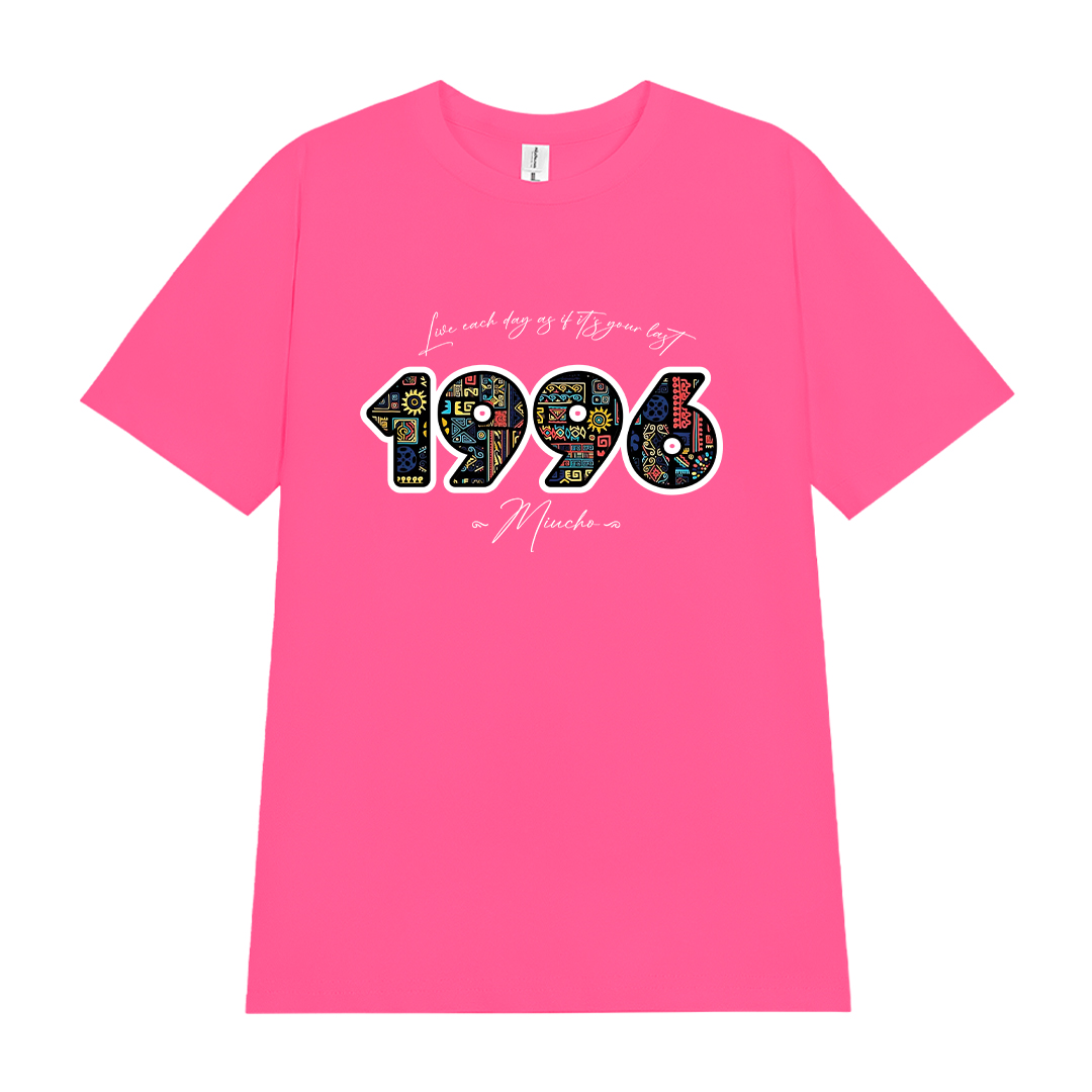 Áo thun nữ in năm sinh 1996 form vừa regular vải cotton 4c thoáng mát ARD1783 Miucho Chic in mix_thumbnail_10