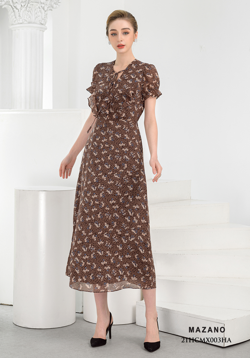 Đầm maxi bèo ngực