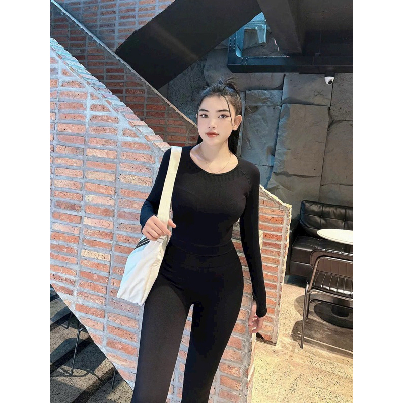 Set Quần Áo Dài Áo Tay Dài Ôm Body_thumbnail_6