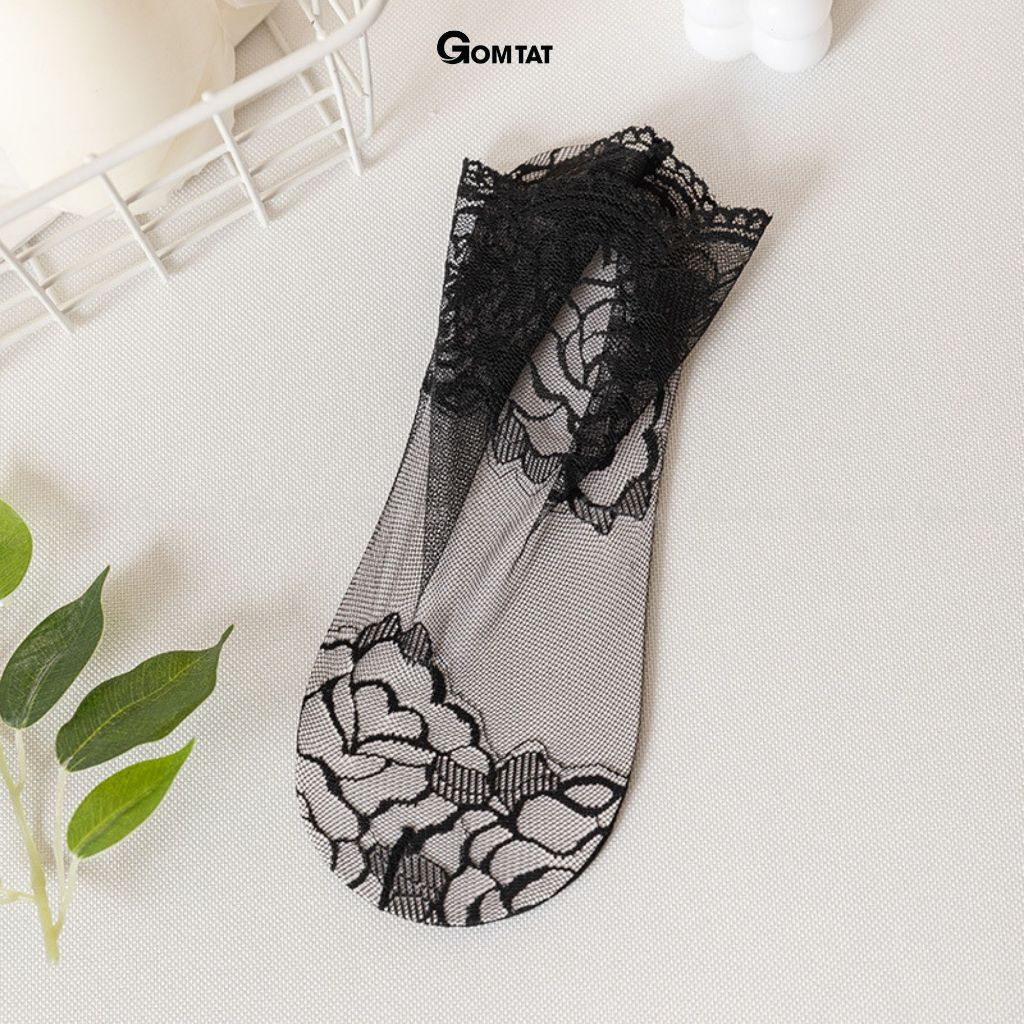 Vớ ren nữ cổ ngắn họa tiết A070_thumbnail_0