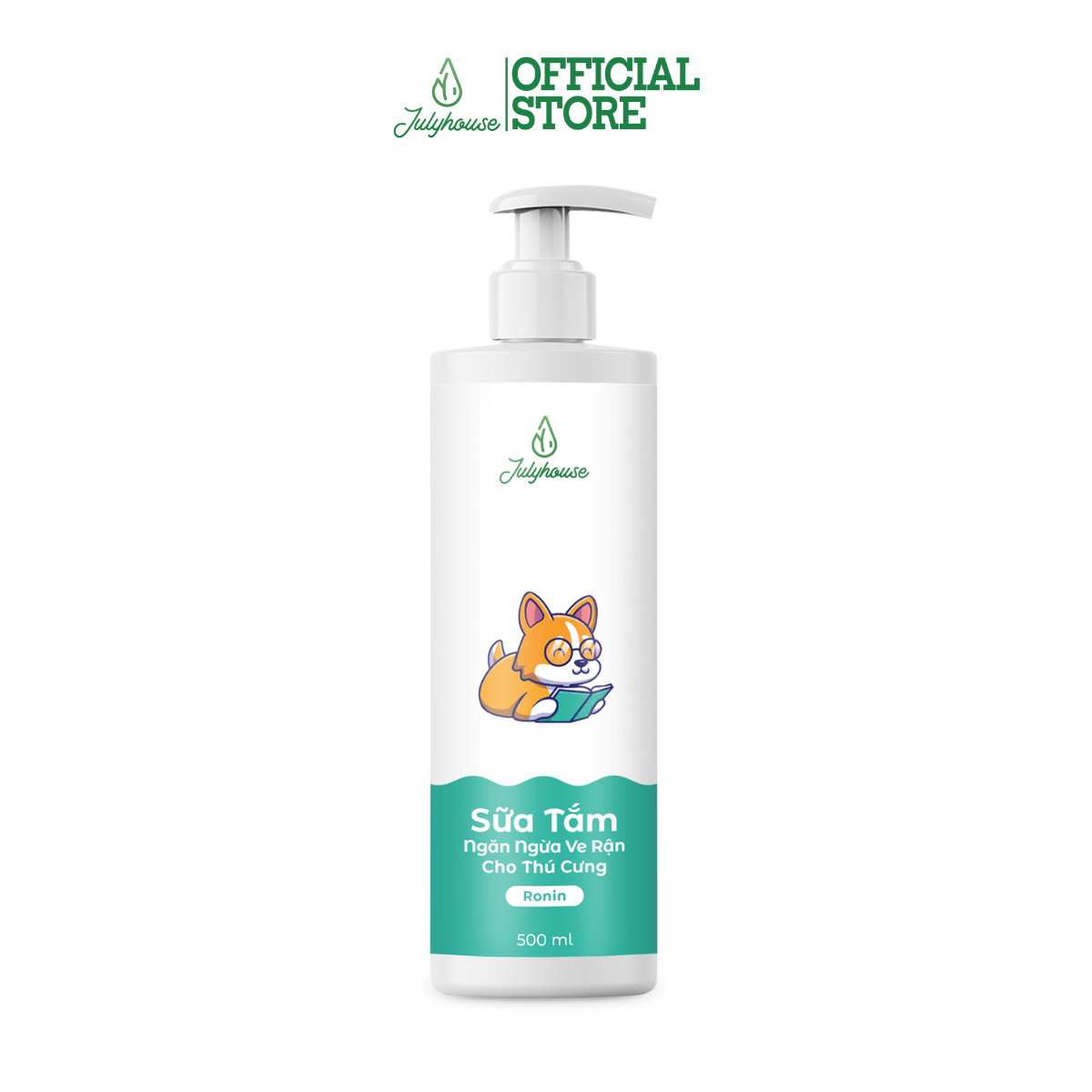 Sữa Tắm Giảm Nguy Cơ Ve Rận Cho Thú Cưng Ronin Julyhouse