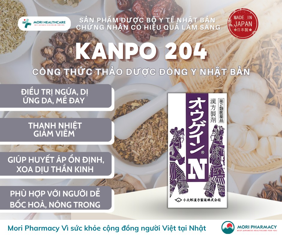 Kanpo 204- Hoàng Liên Giải Độc Thang