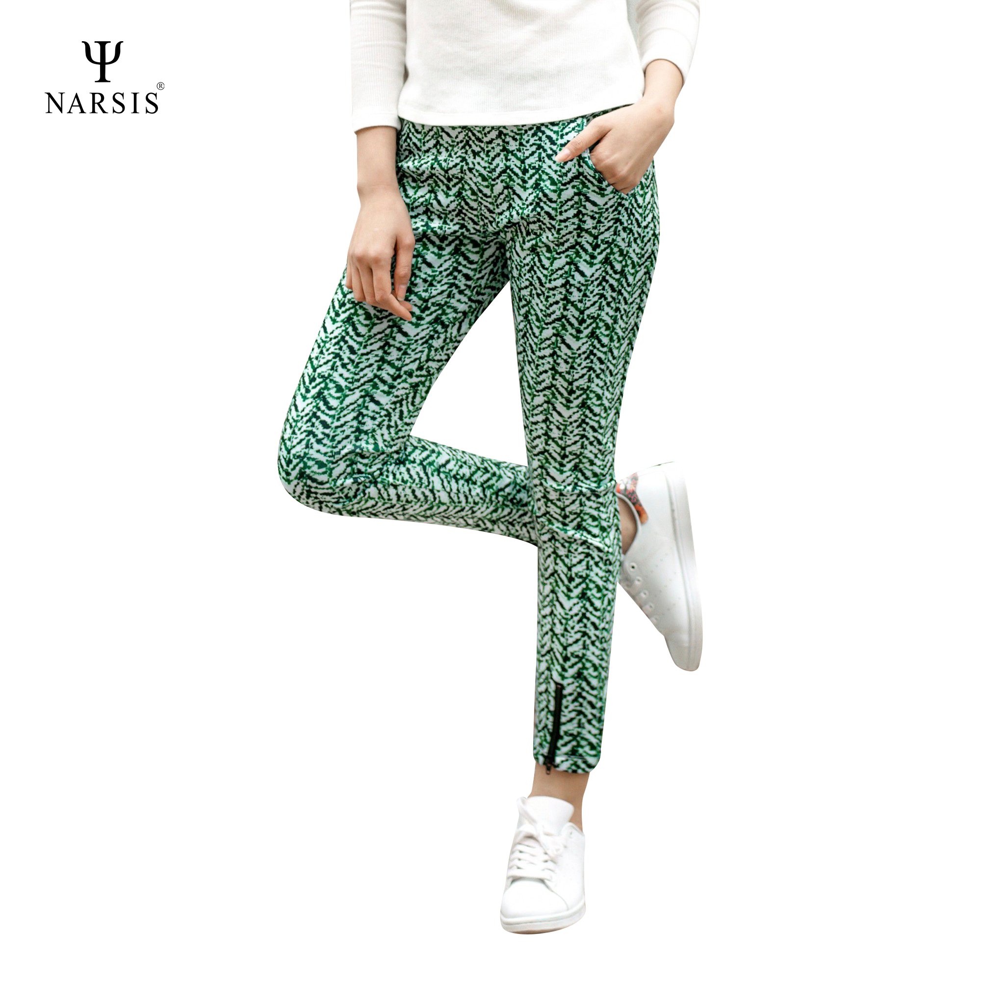 QUẦN BÓ KIỂU NỮ P7042 NARSIS PE NHẸ, THOÁNG KHÍ, THẤM MỒ HÔI, CHẤT LIỆU BỀN, CHỐNG NẮNG_thumbnail_0