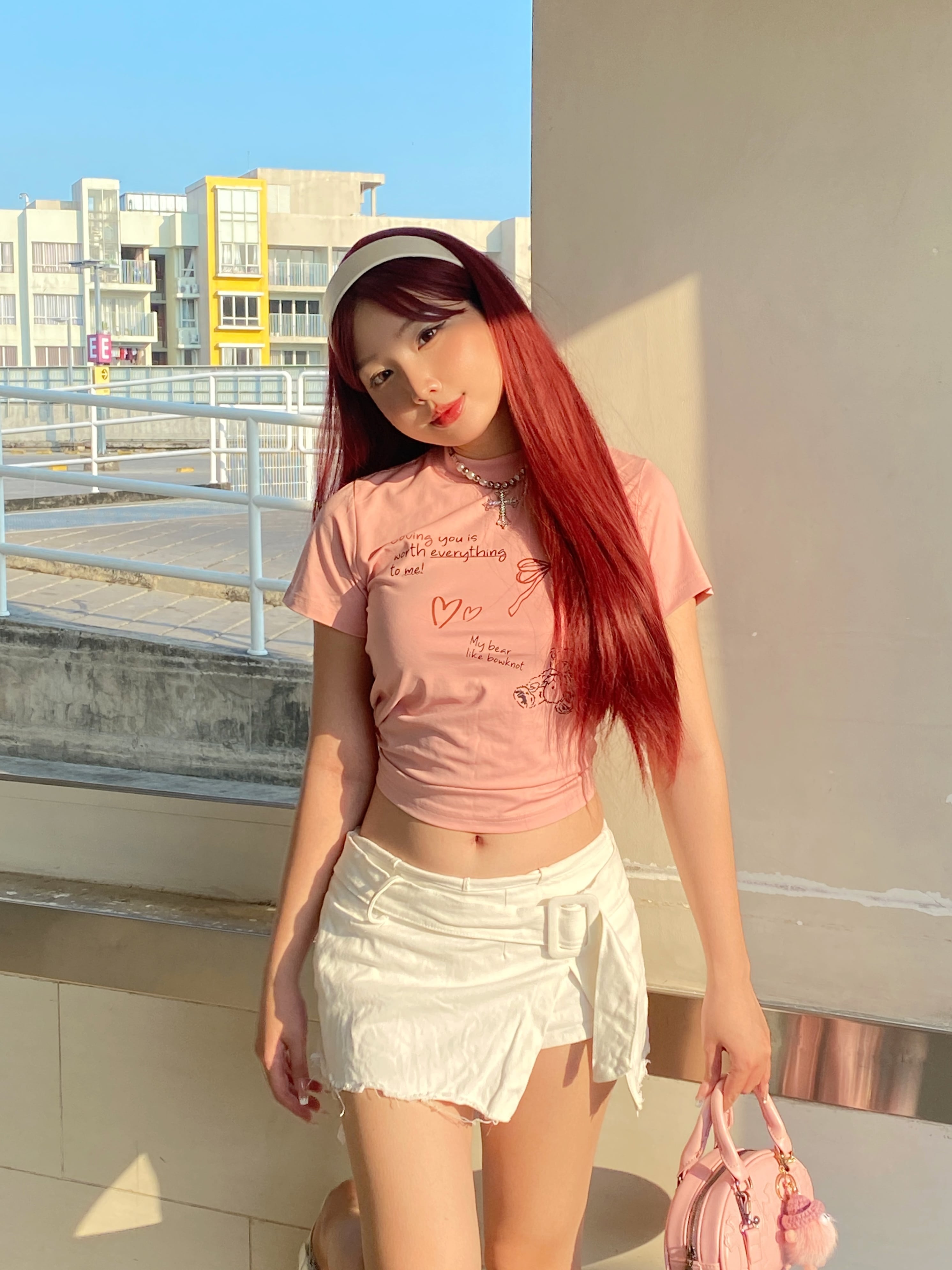 Áo thun baby tee nơ nhỏ xinh form ôm xinh xắn ABD1170 Miucho tay ngắn Cổ tròn hotrend in mix_thumbnail_6