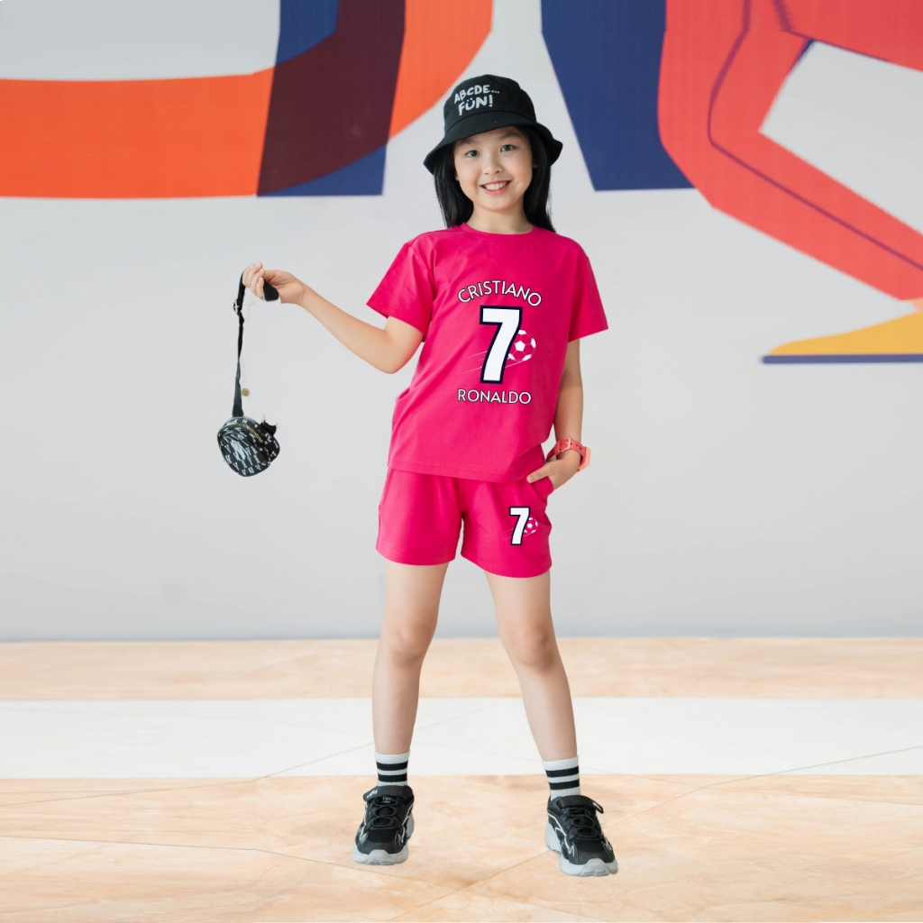 Đồ bộ bé gái in số 7-  Loza Kids SB96_thumbnail_4