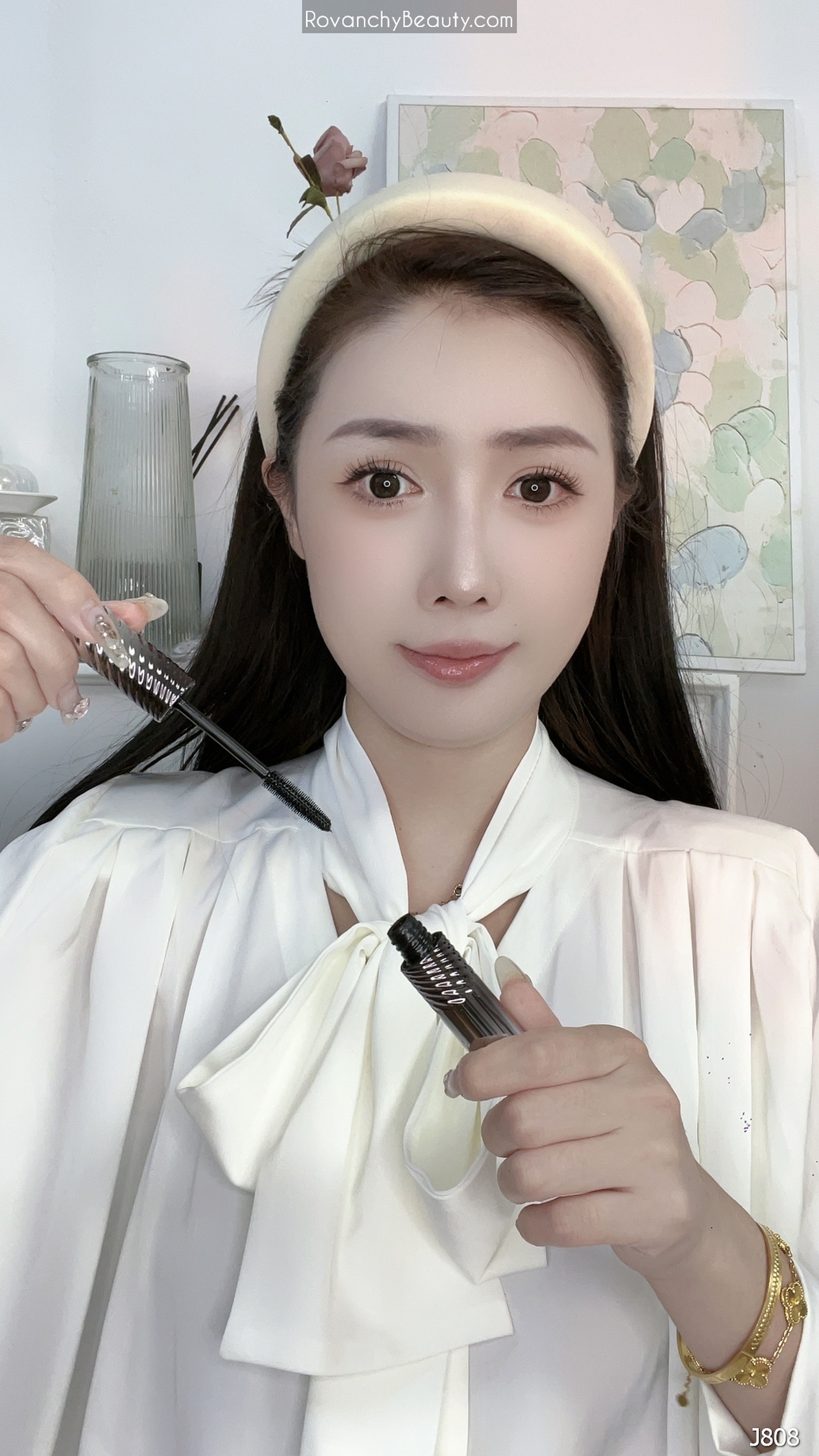 Chuốt Mi QAAJEE J808 Dài Mượt, Định Hình, Không Lem, Công Nghệ Cao_thumbnail_16