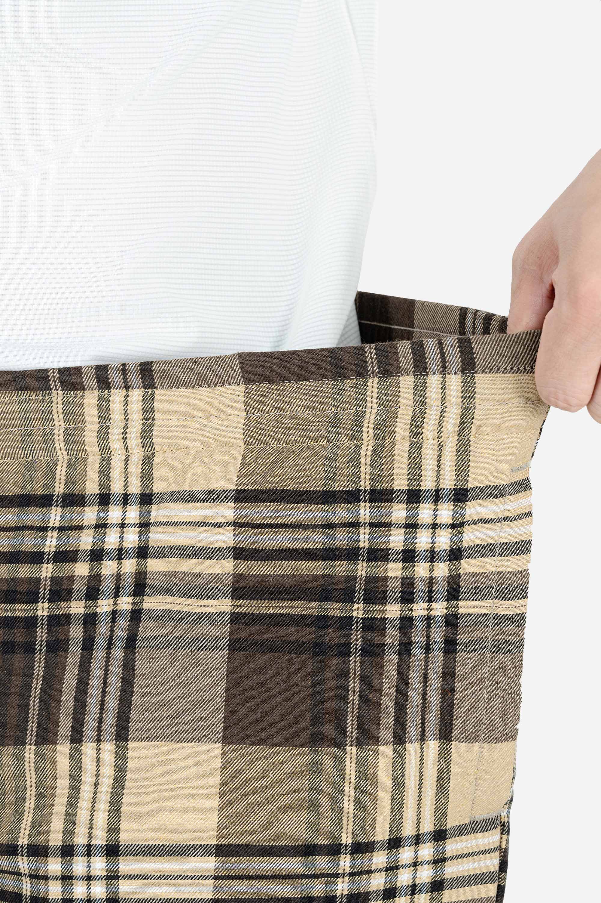 Quần Soọc Kẻ Caro Nam Trung Niên ANCHI Chất Liệu Cotton Dáng Suông Dài Qua Gối_thumbnail_26