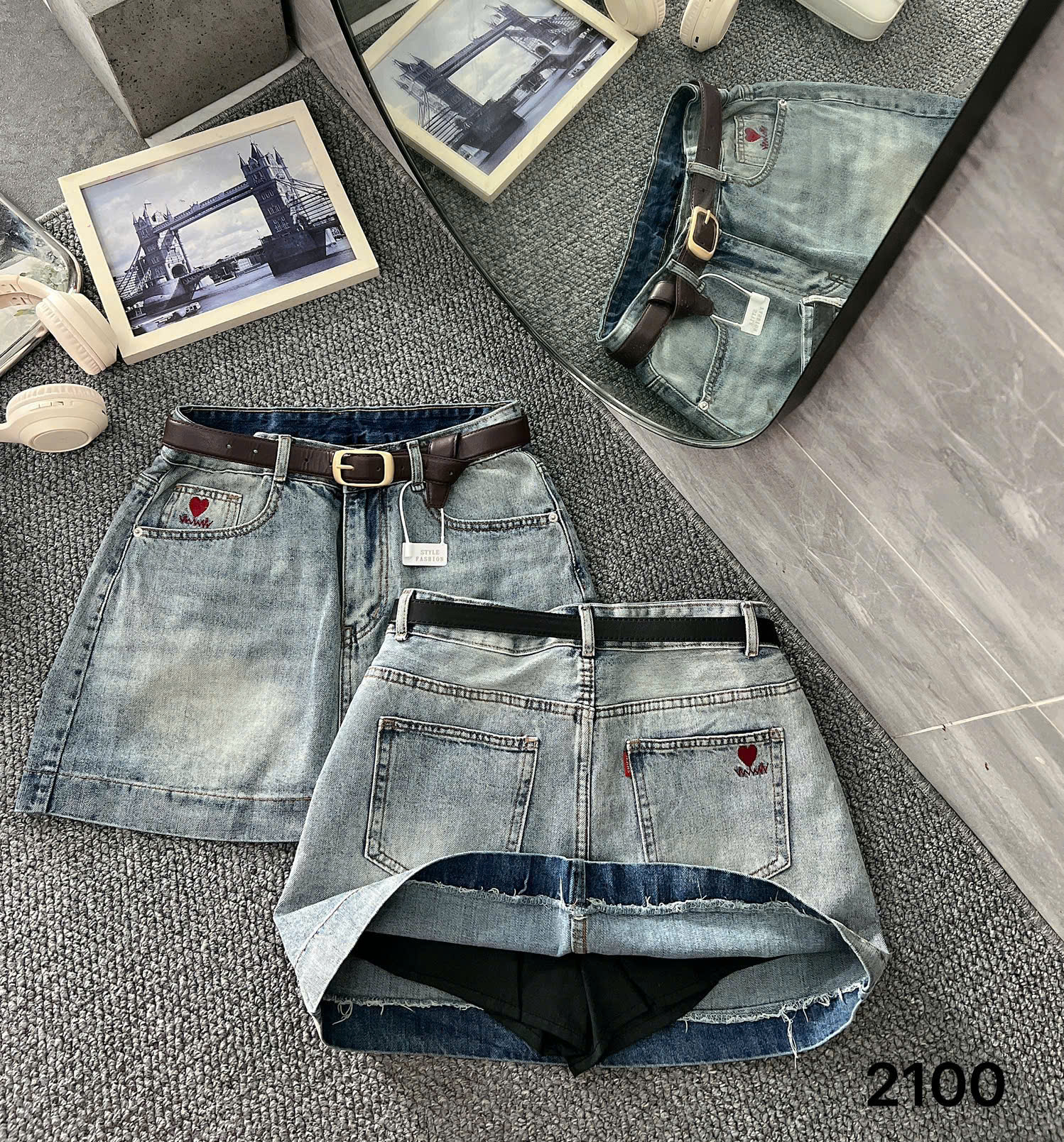 Chân váy dáng A thêu trái tim bigsize JV2100 dành cho nàng béo mập từ 55-90kg_thumbnail_16