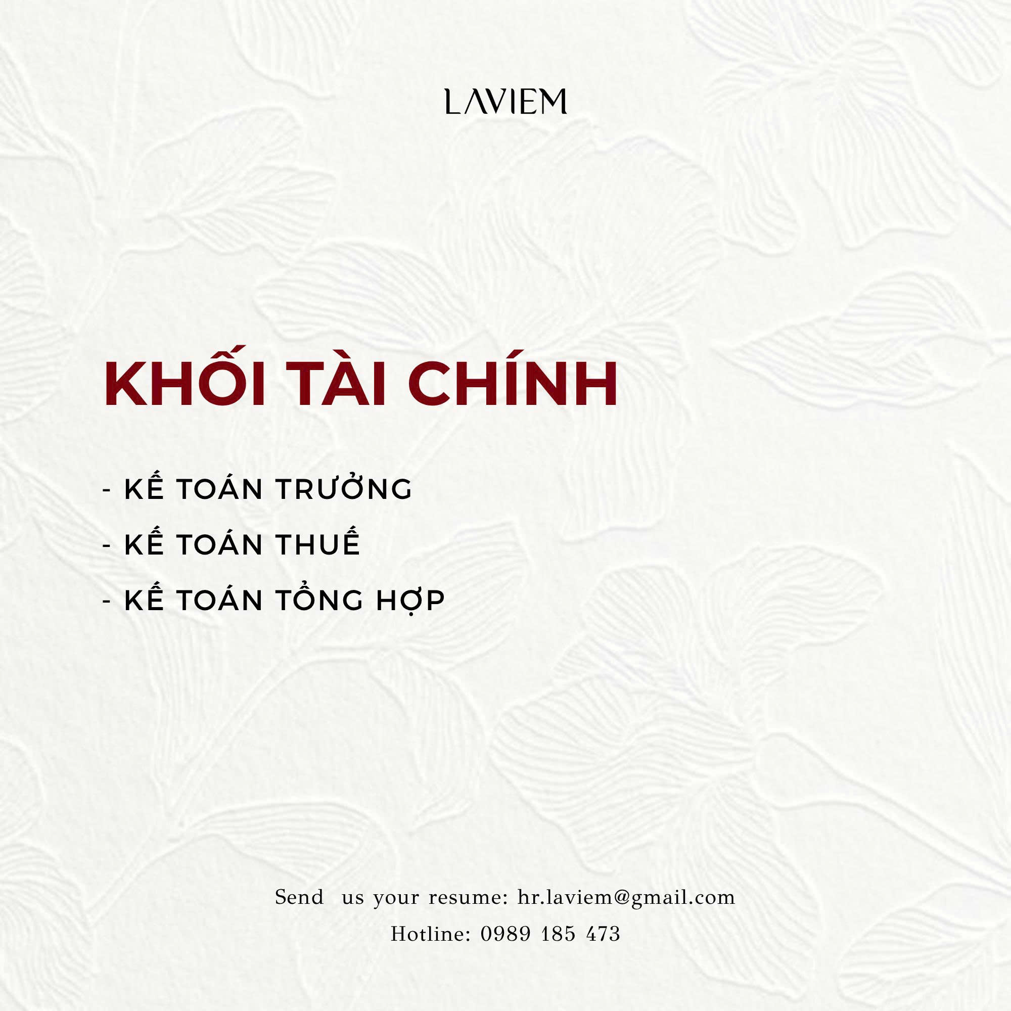 KHỐI TÀI CHÍNH