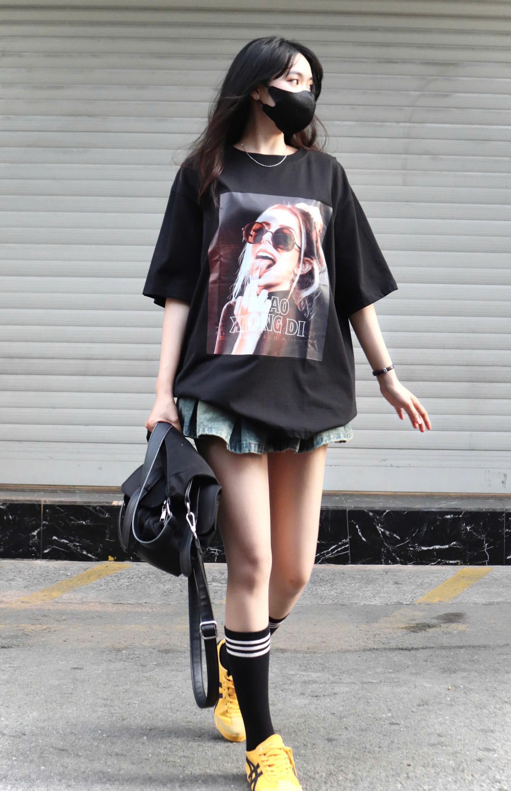 [009]Áo Thun Unisex Form Rộng Họa Tiết Hầm Hố – Chất Cotton Mịn, Nam Nữ Mặc Chuẩn Streetwear