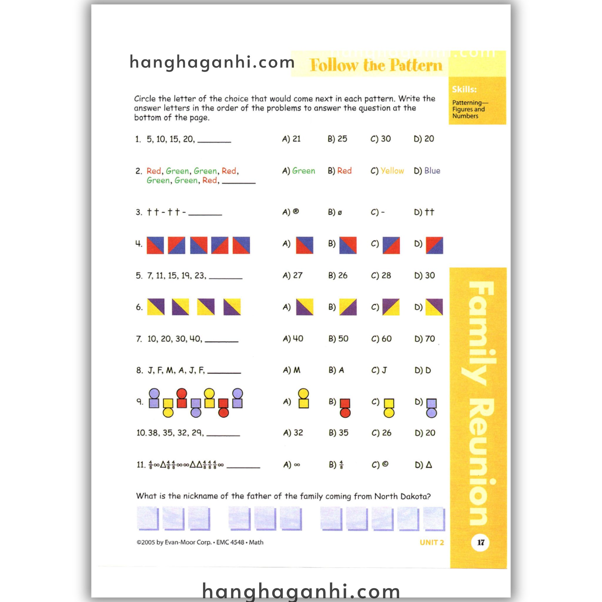 Skill Sharpeners Math Grade 4, Sách Toán Mỹ Evan Moor cho học sinh lớp 4_thumbnail_9